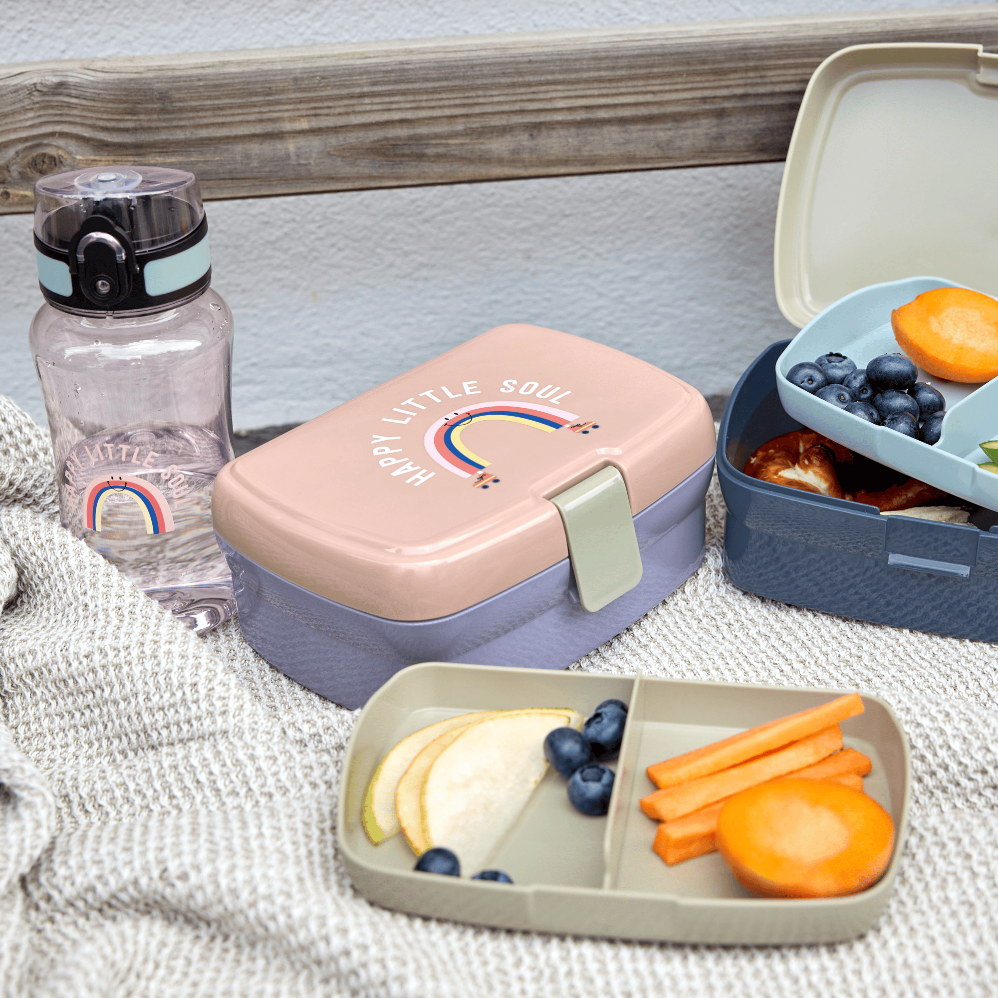 Brotdosen & Snackboxen, LÄSSIG, Pink – Produktansicht