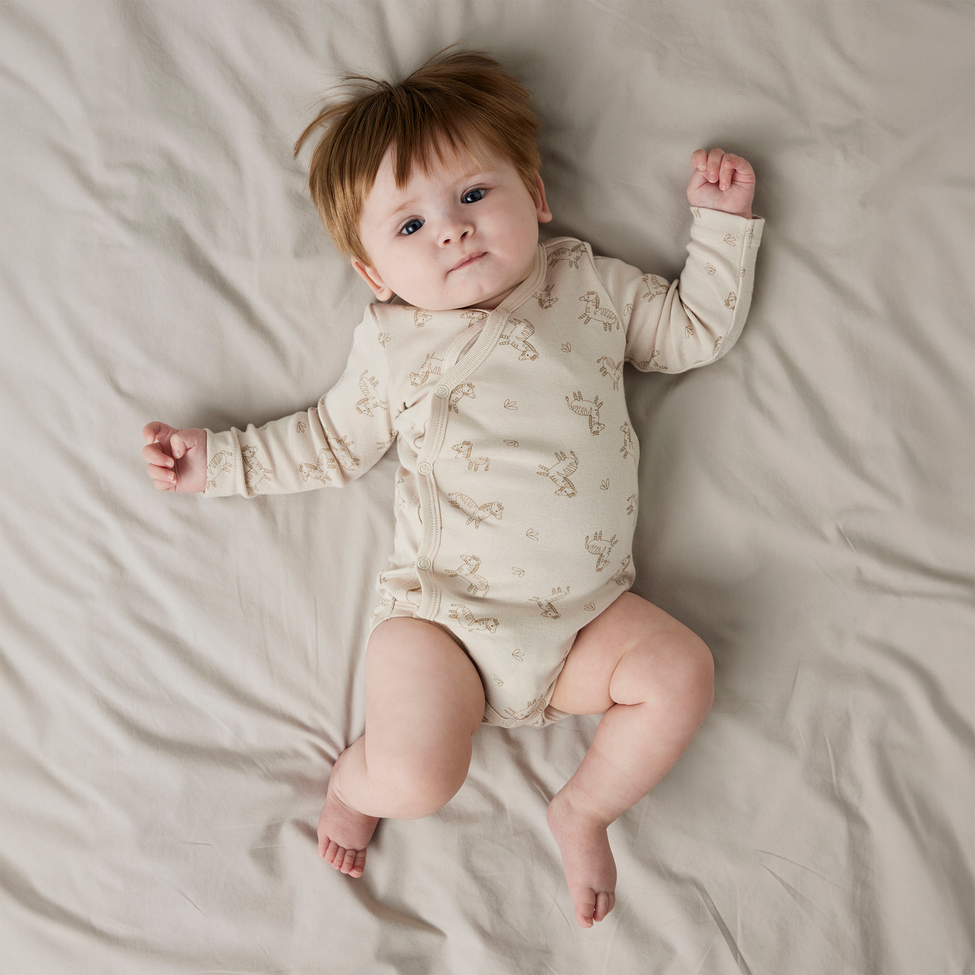 Wickelbodys, name it, Beige – Besonderheit: aus 100% Baumwolle