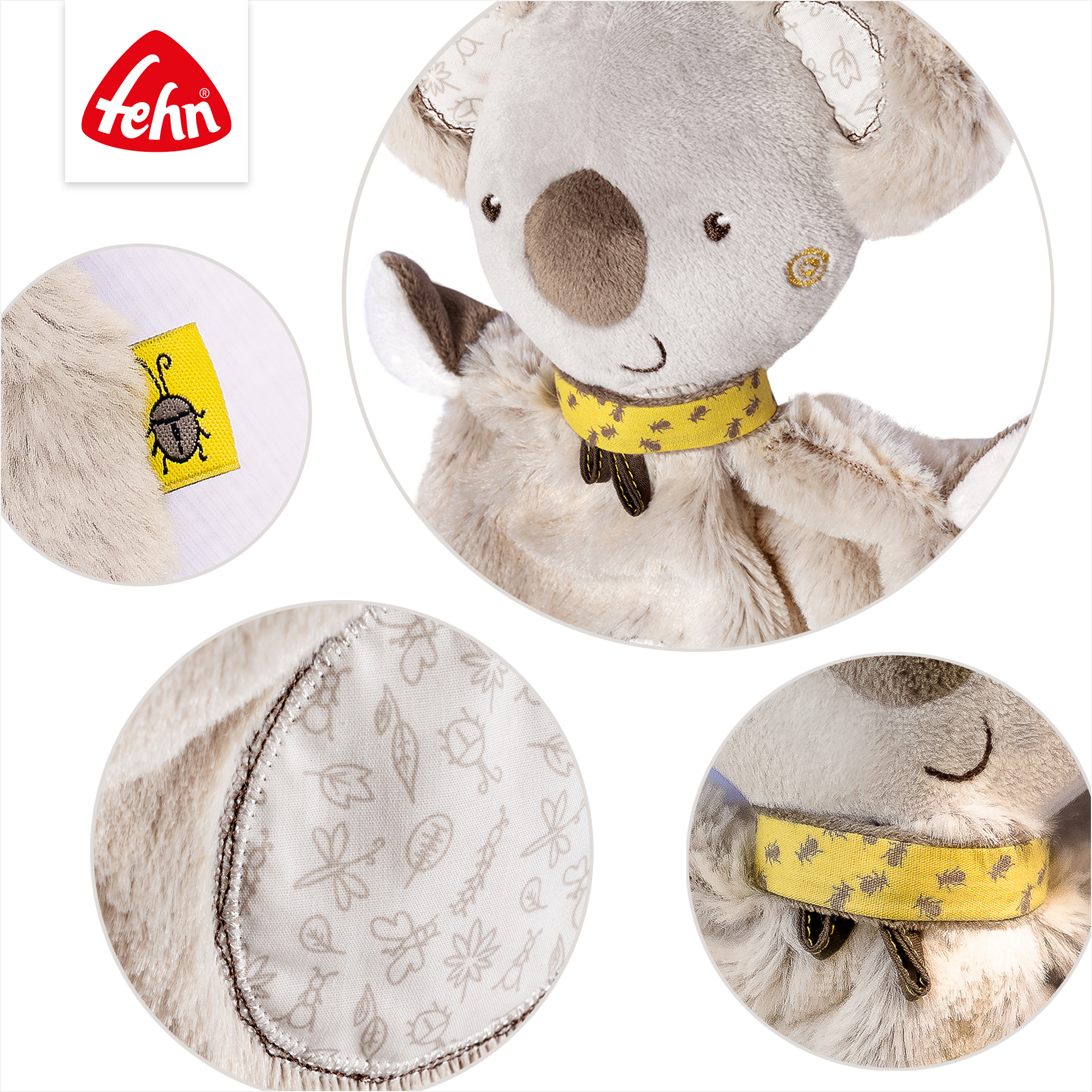 Schmusetücher, fehn, Beige – Produktansicht