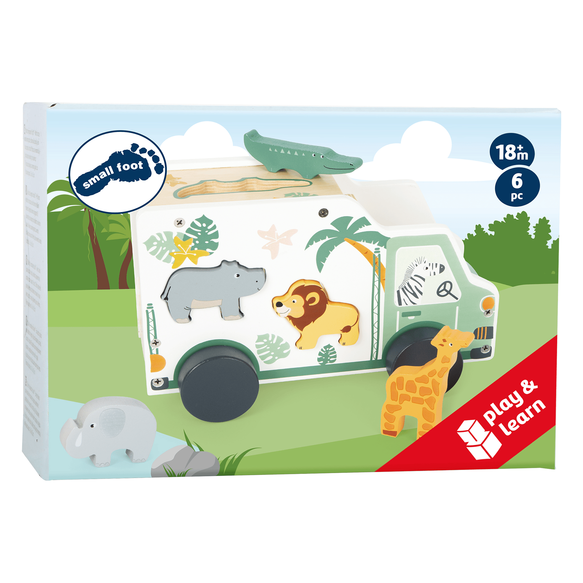 Steckspielzeug, small foot, Mehrfarbig – Produktansicht