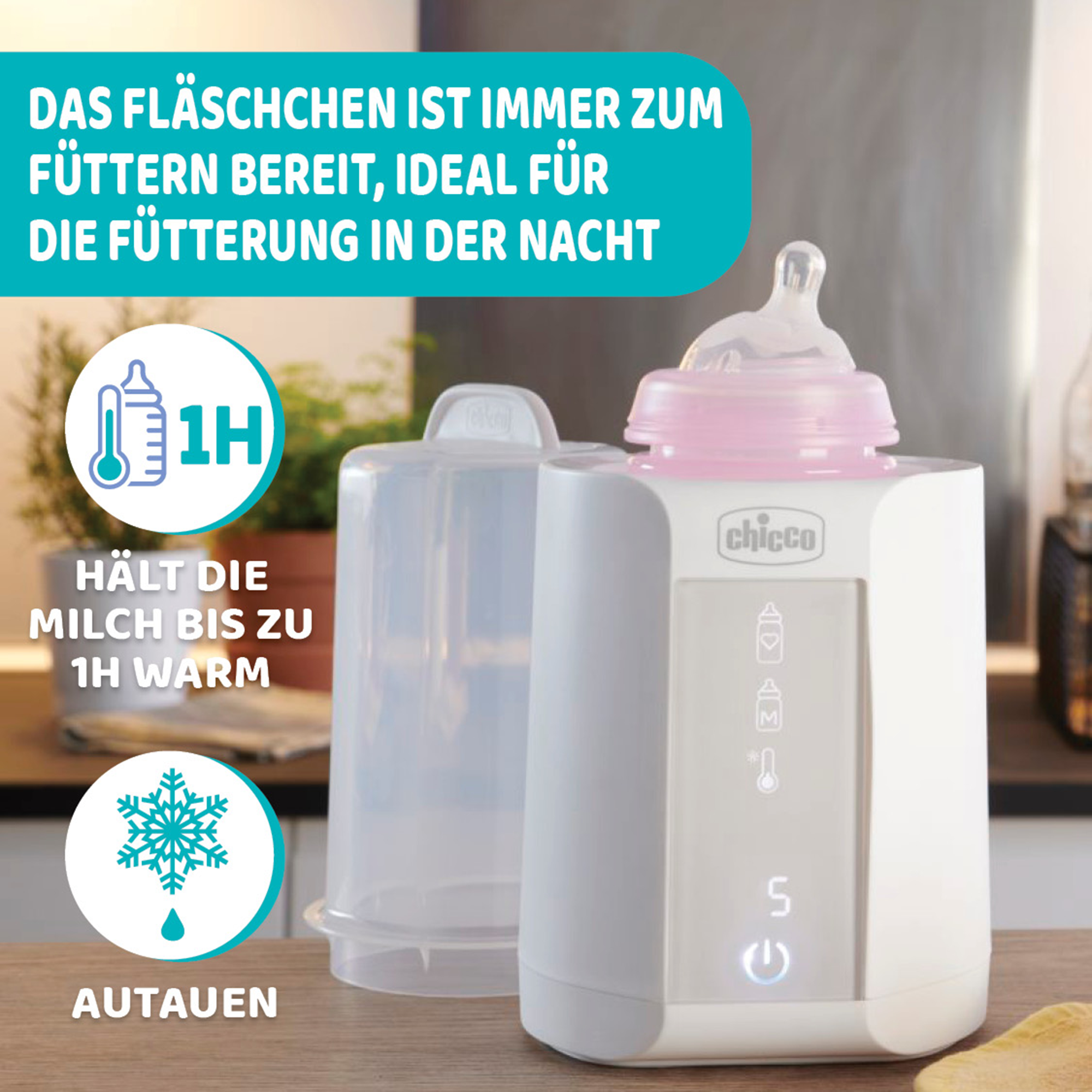 Babykostwärmer, chicco, Weiß – Produktansicht
