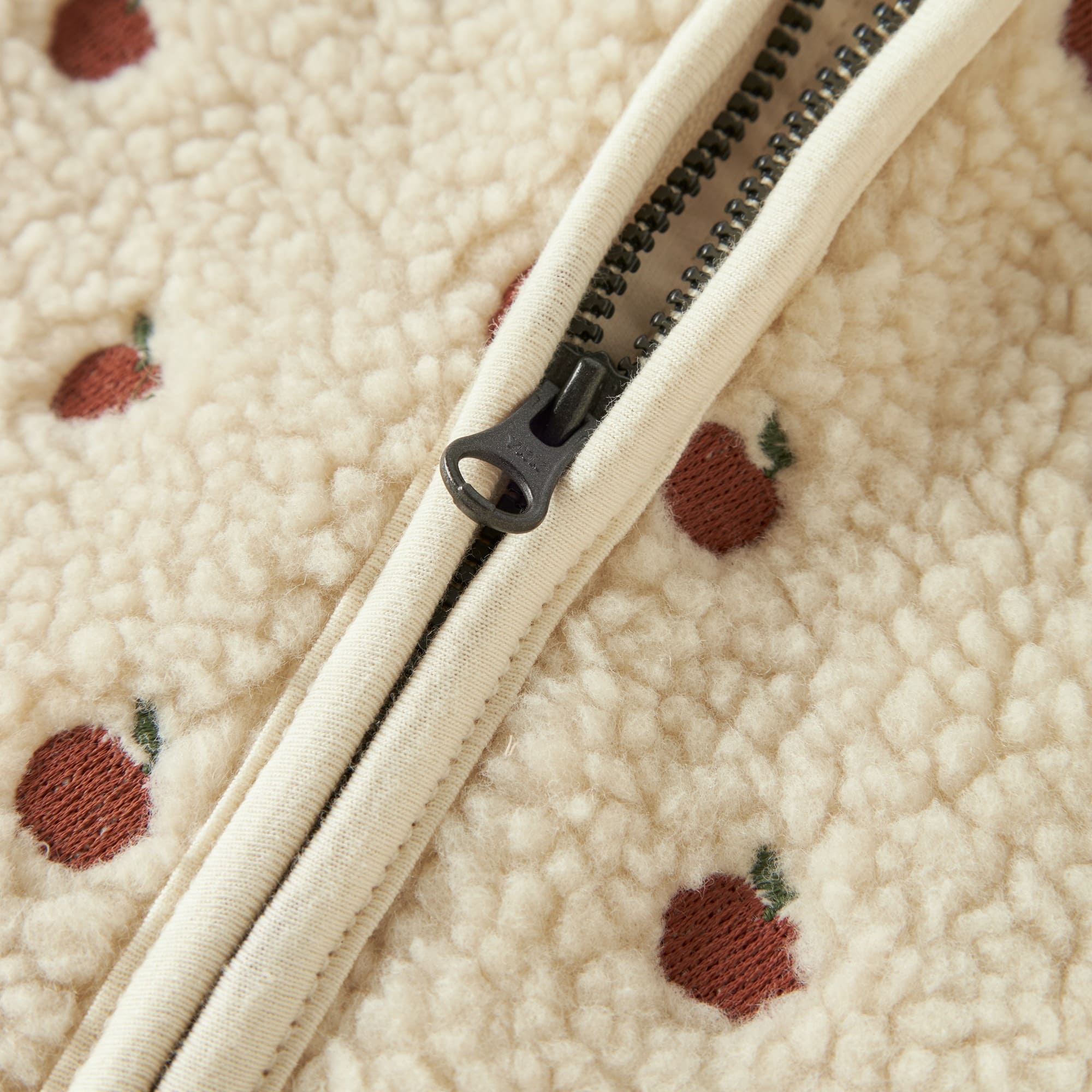 Fleece Overalls, Lil' Atelier, Beige – Produktansicht