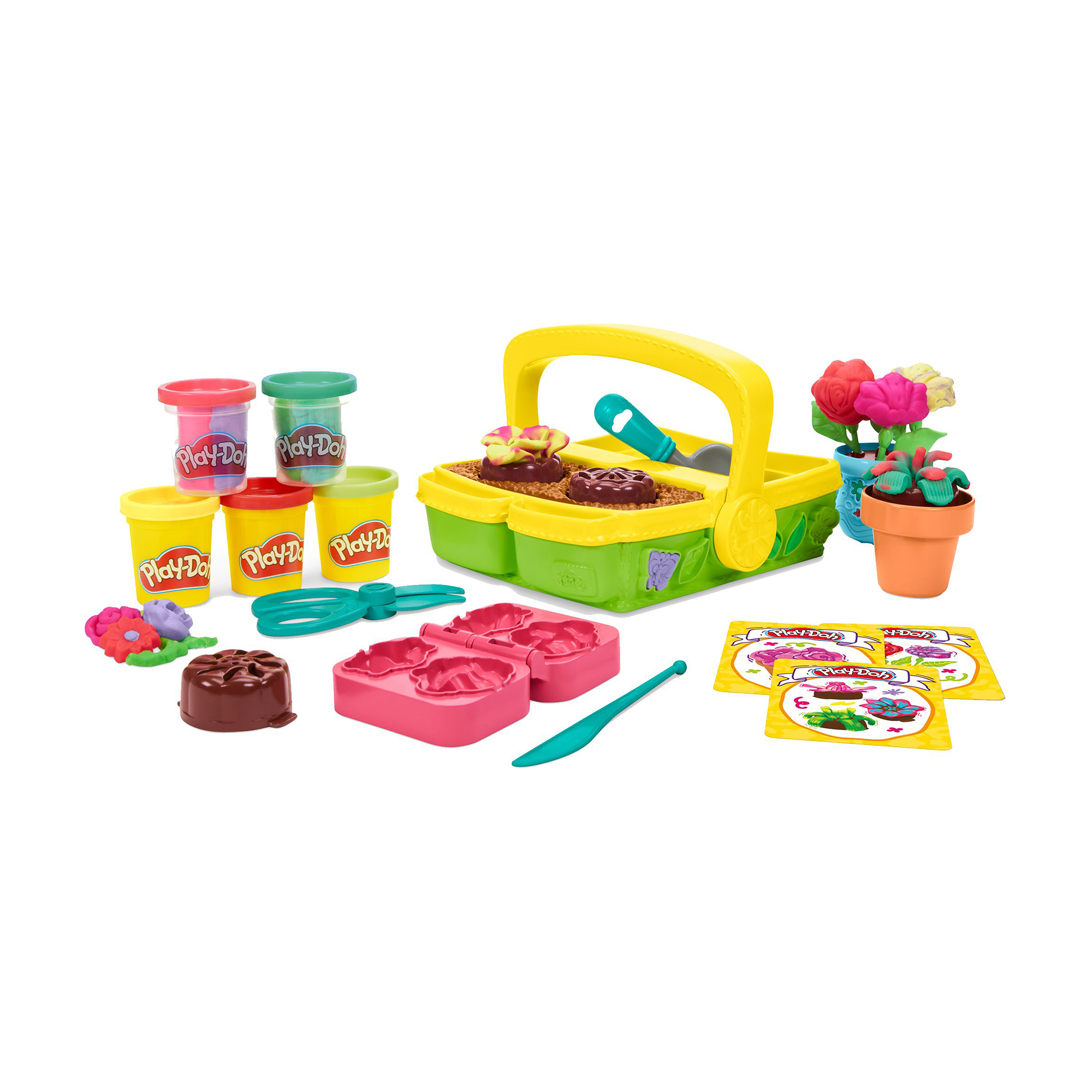 Malen & Kneten, Play-Doh, Mehrfarbig – Besonderheit: geeignet ab 3 Jahre