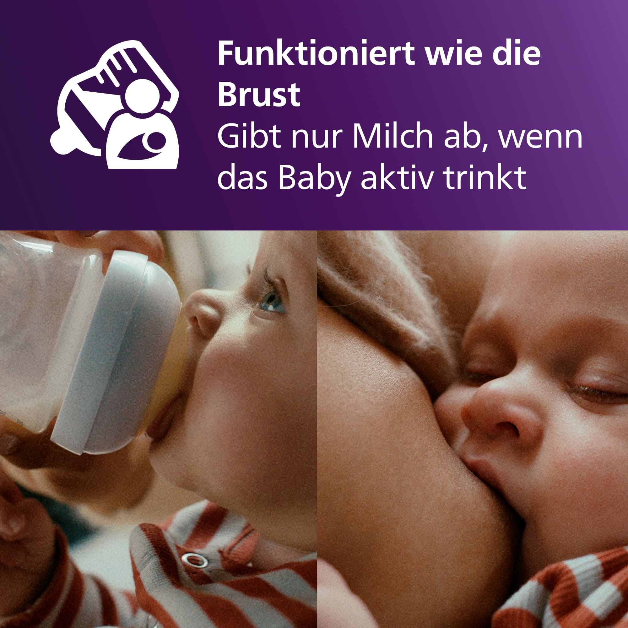 Babyfläschchen, PHILIPS AVENT, Transparent – Produktansicht
