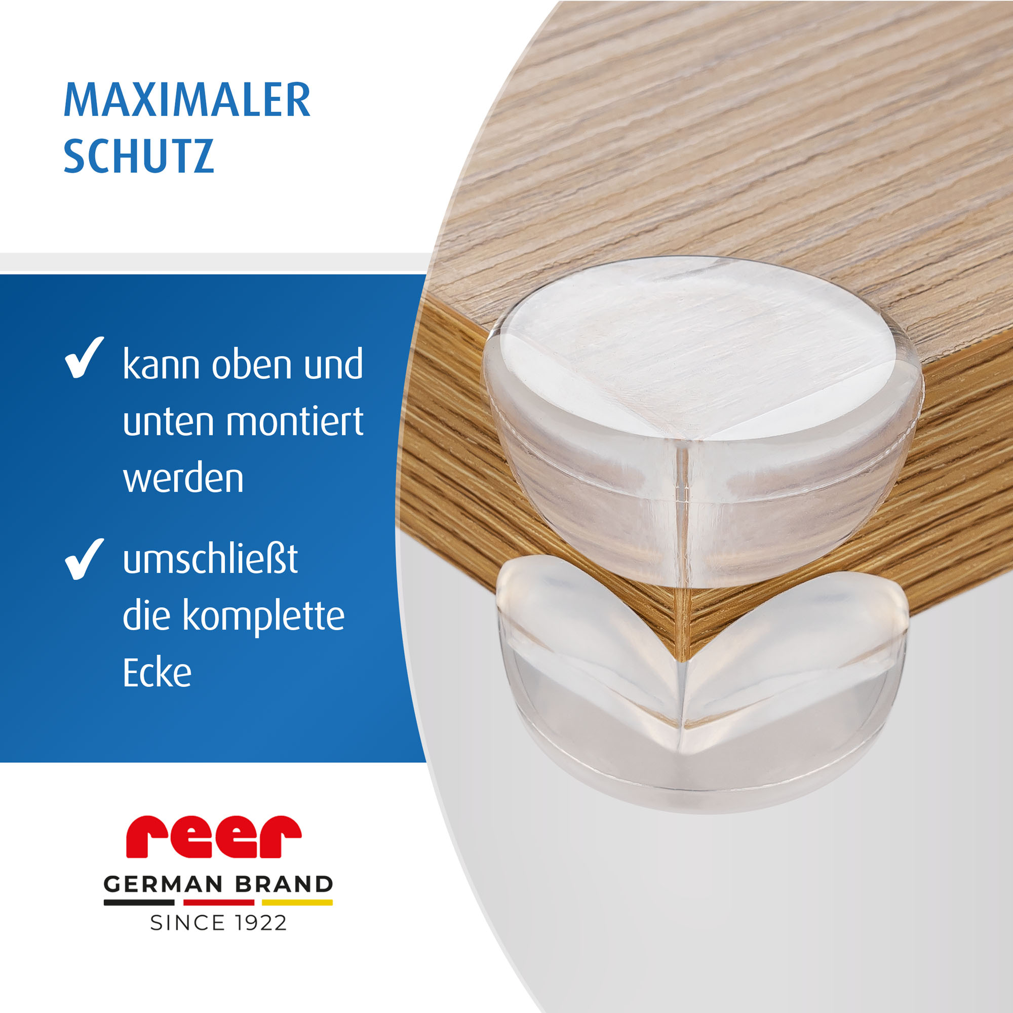 Kantenschutz, reer, Transparent – Produktansicht