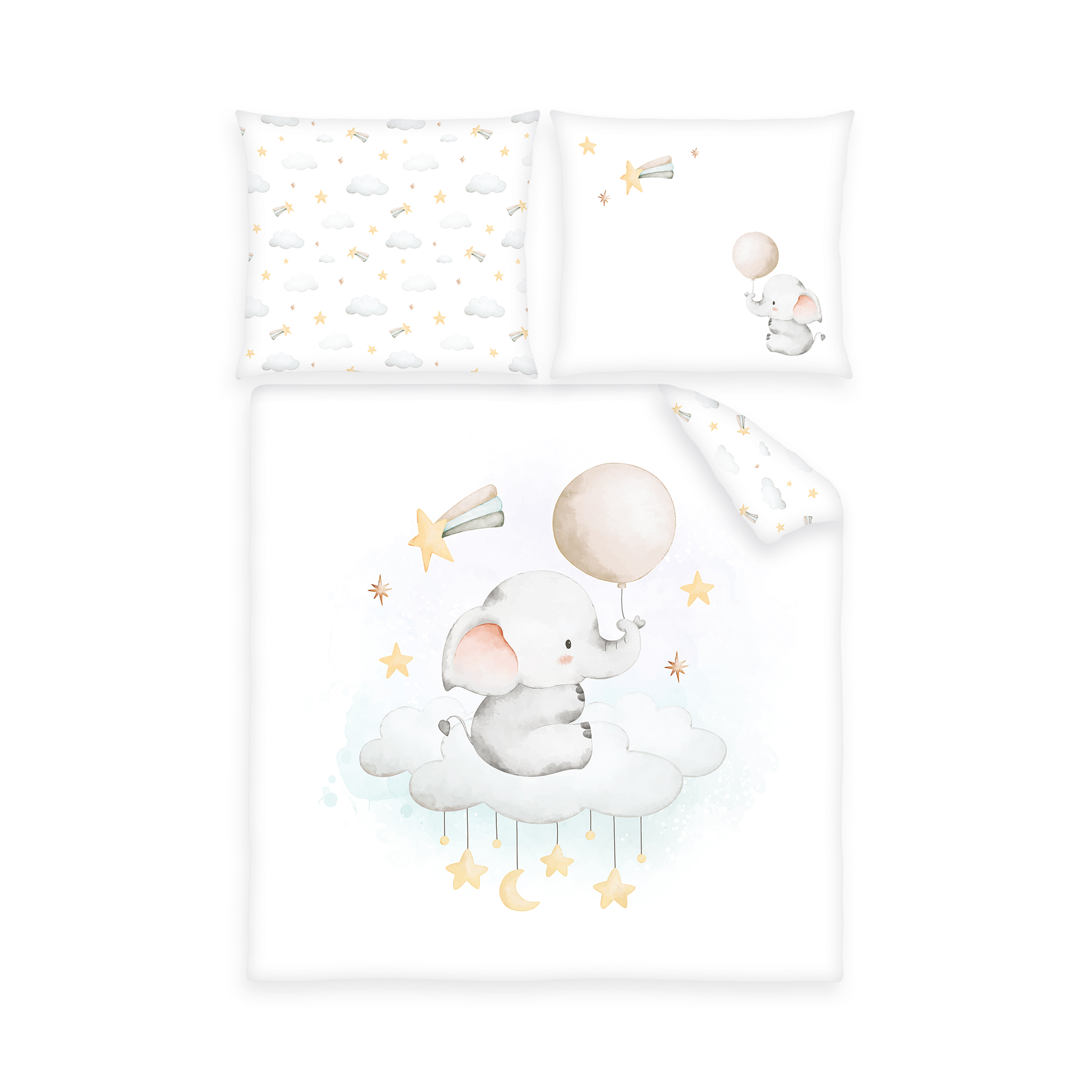 Bettbezüge, LITTLE ONE, Weiß – Besonderheit: 100% Baumwolle