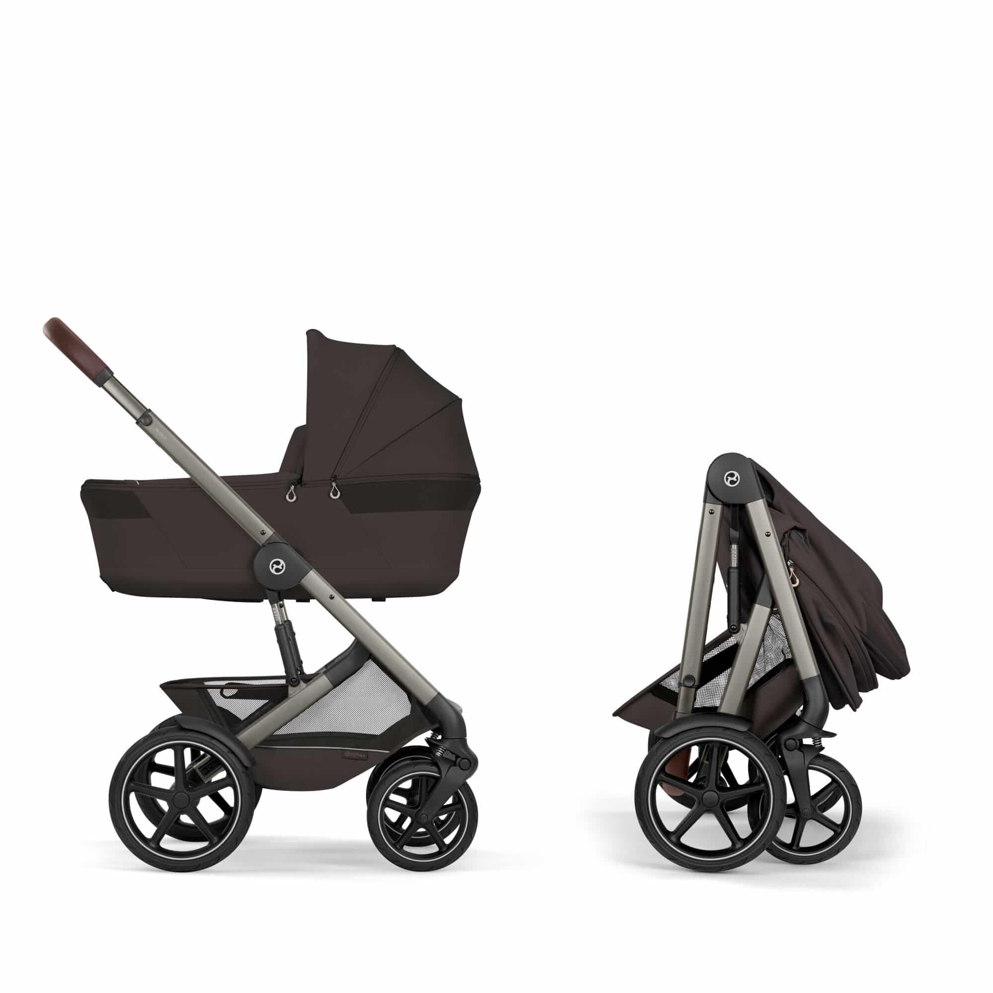 Kombi-Kinderwagen, cybex, Braun – Produktansicht