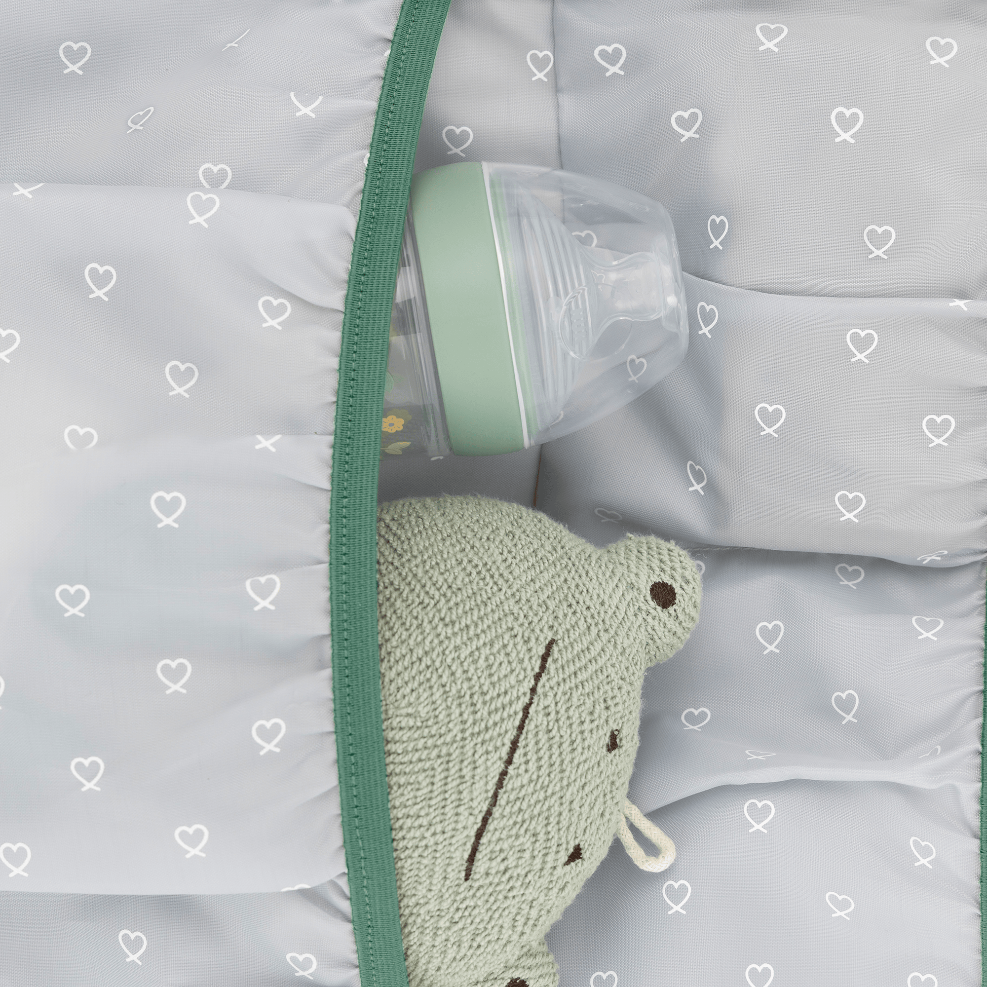 Wickelrucksäcke, ELSA & EMIL, Grün – Produktansicht