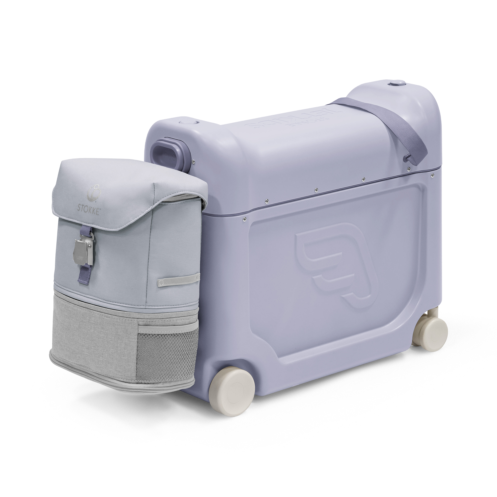 Kinderkoffer, STOKKE, Blau – Produktansicht