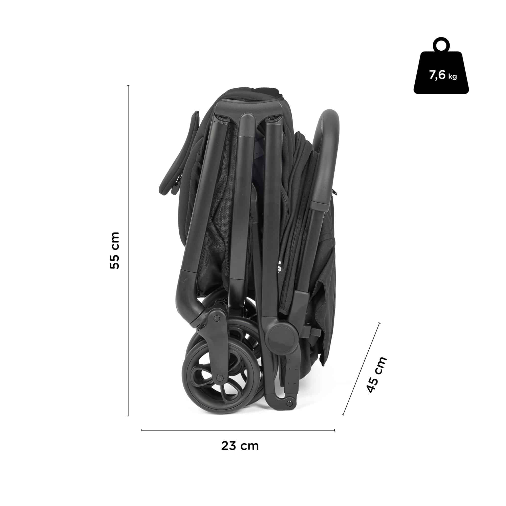 Reisebuggys, Joie, Schwarz – Produktansicht