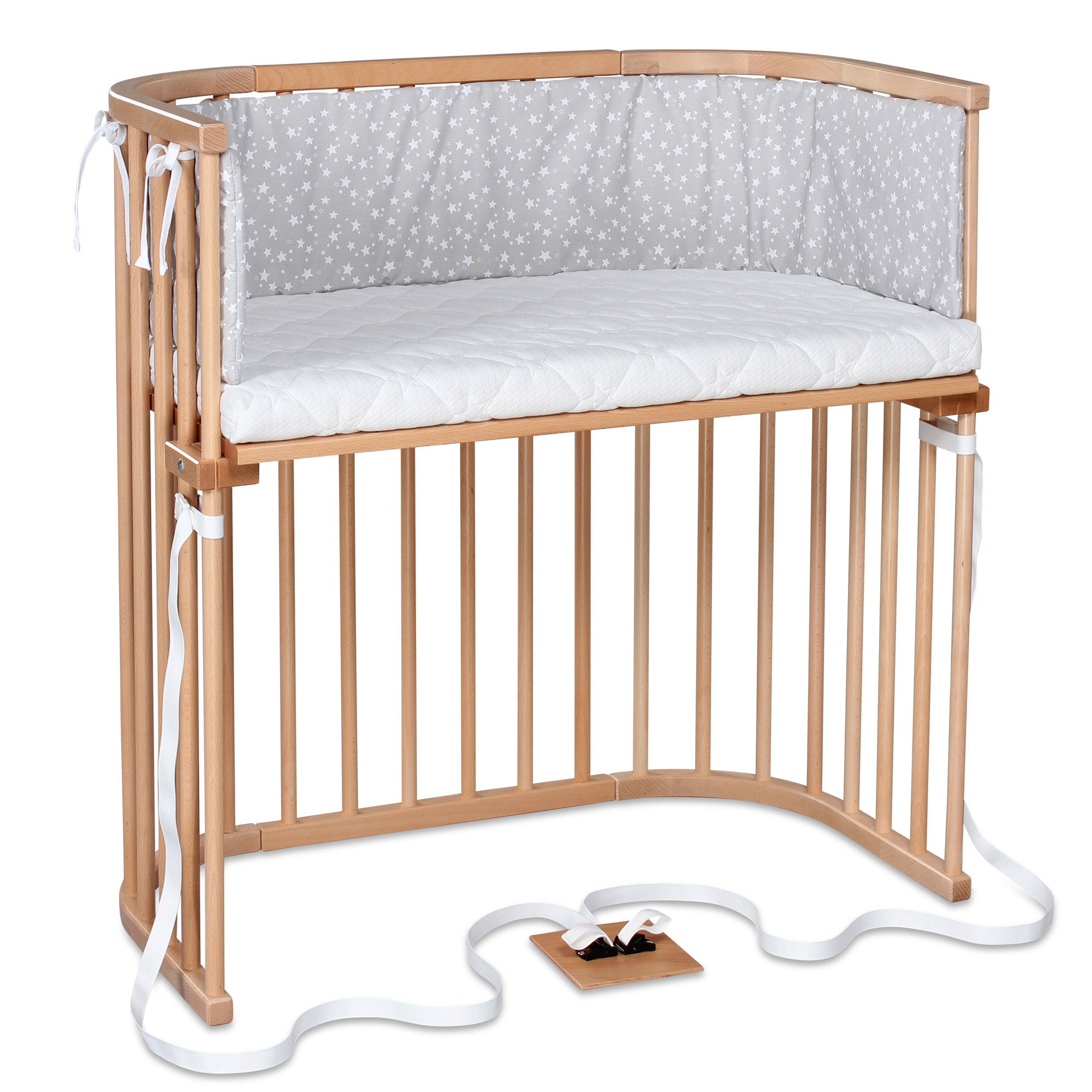 Beistellbetten, babybay, Beige – Produktansicht