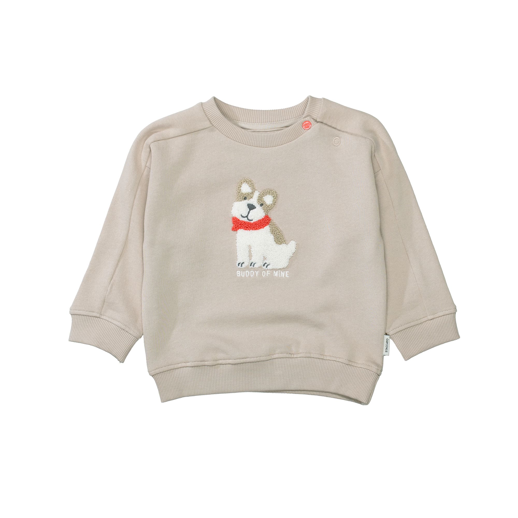 Pullover & Sweatshirts, STACCATO, Beige – Besonderheit: aus 100% Baumwolle