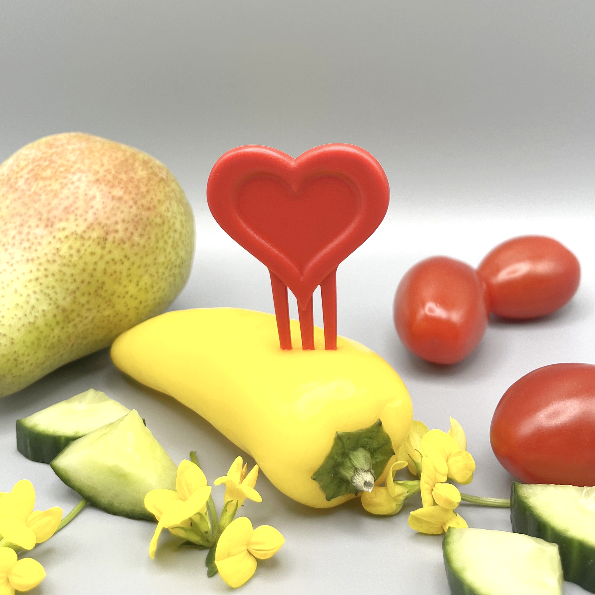 Besteck & Geschirr, Pieksi&Griffel, Mehrfarbig – Produktansicht