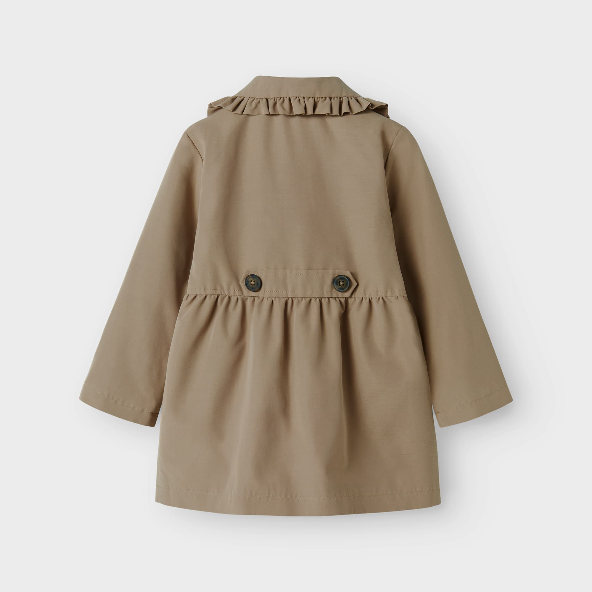 Jacken, name it, Braun – Besonderheit: mit niedlichen Rüschendetails