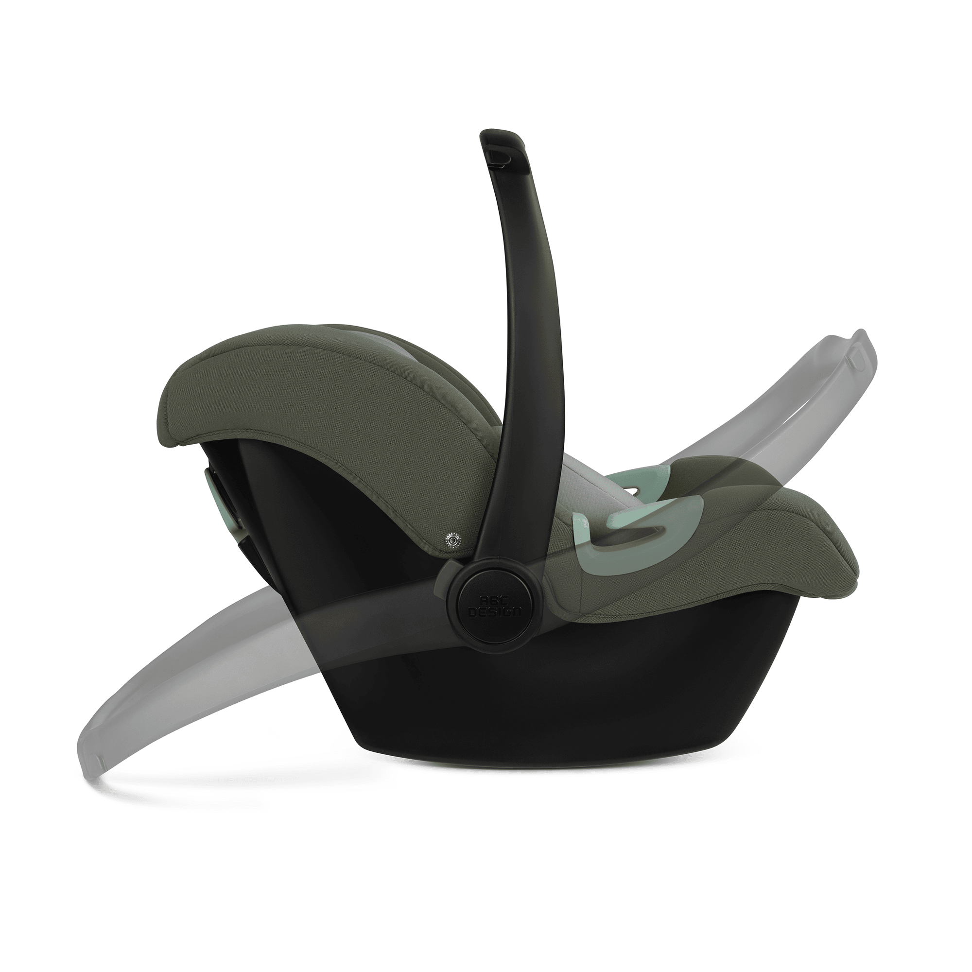 Babyschalen 0-13 kg, Gruppe 0+, ABC DESIGN, Grün – Produktansicht