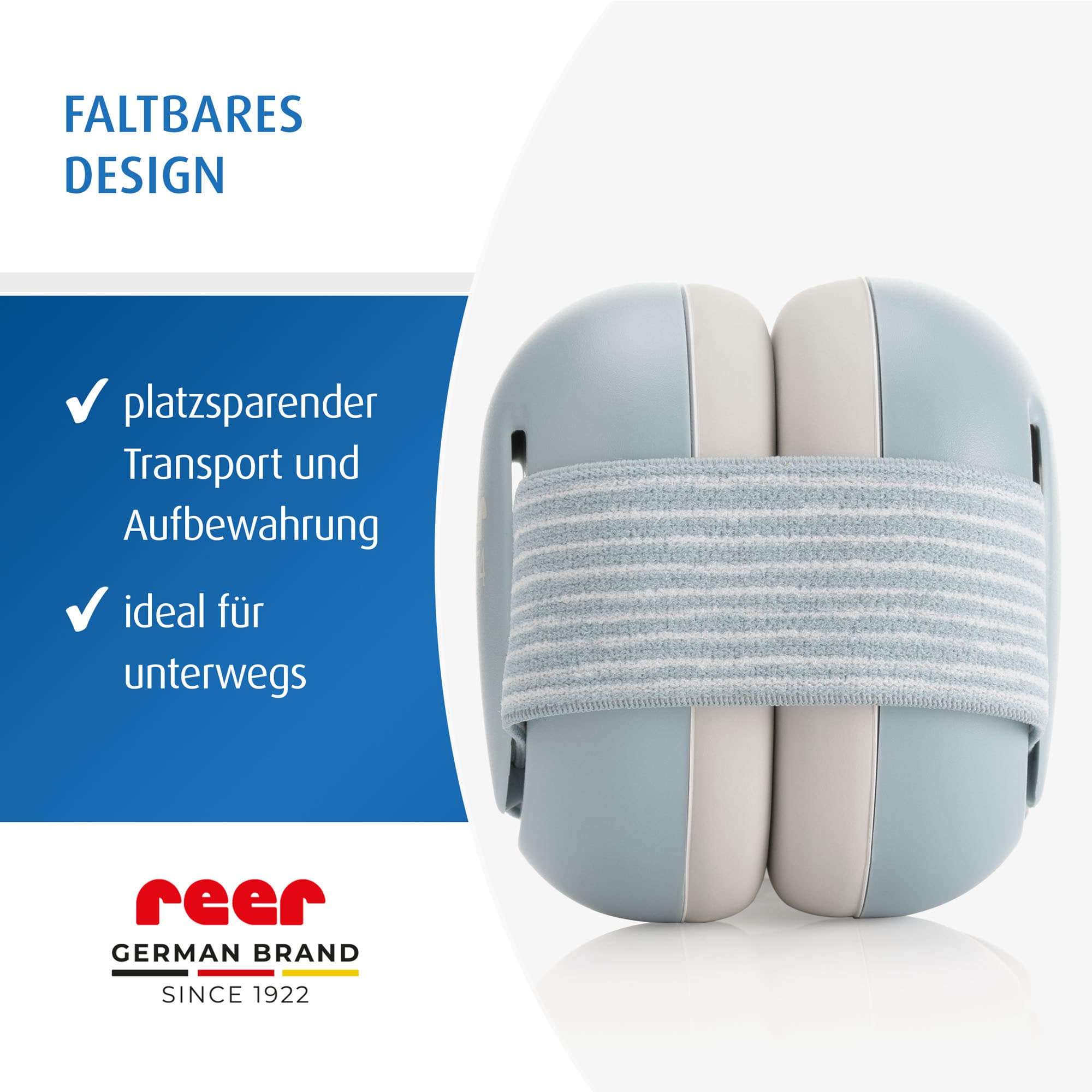Gehörschutz, reer, Blau – Produktansicht