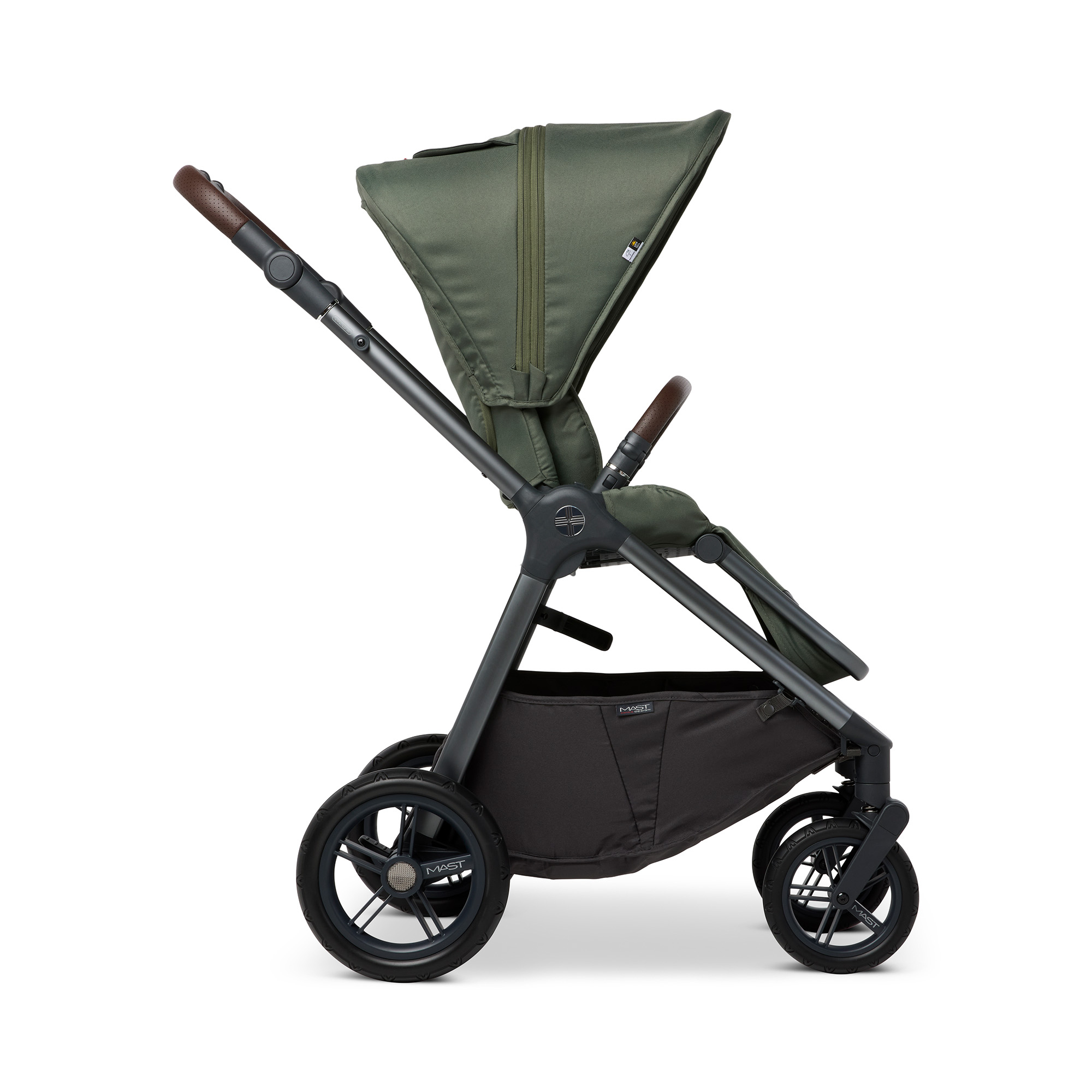 Kombi-Kinderwagen, MAST, Grün – Produktansicht