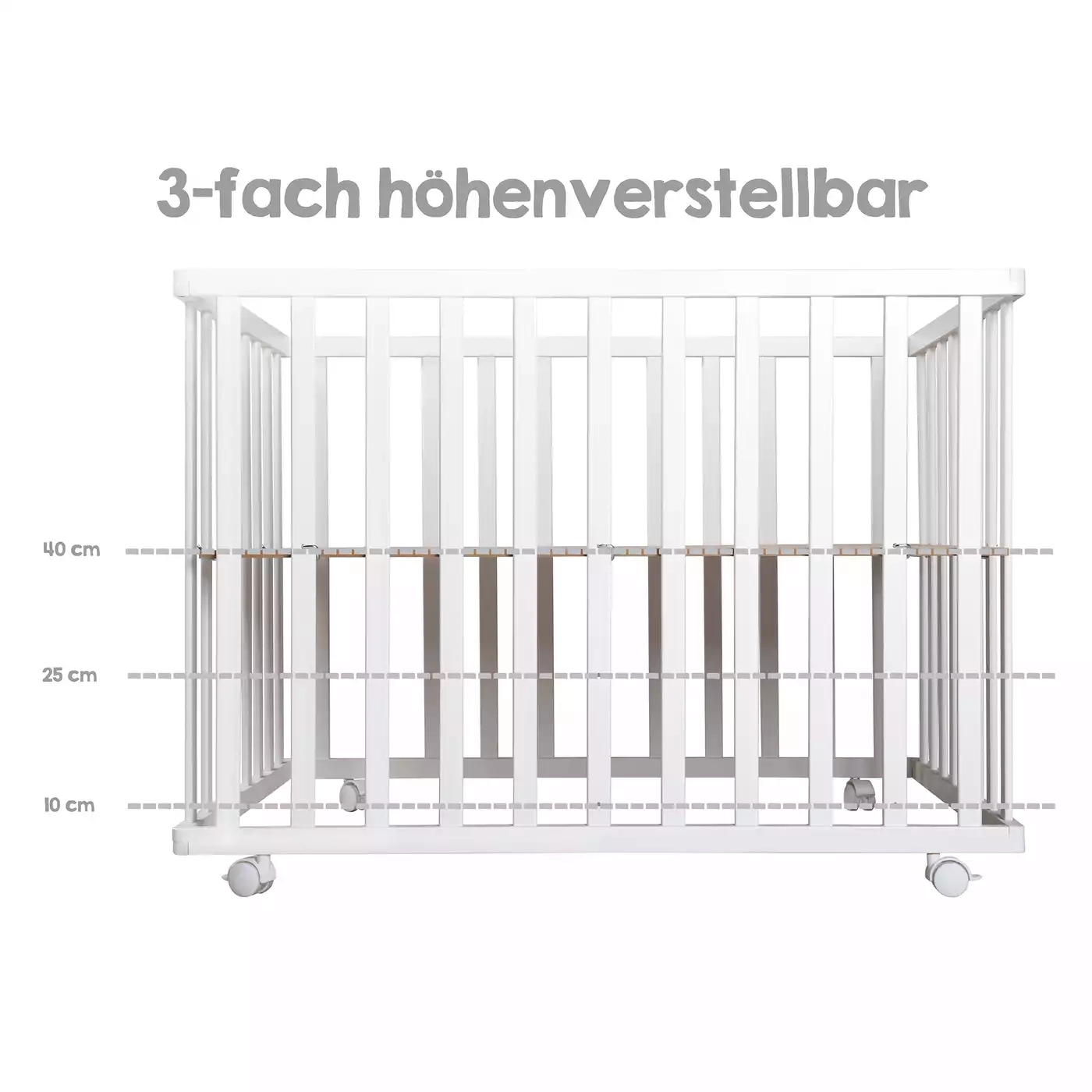 Laufgitter & Laufgittereinlagen, roba, Weiß – Produktansicht