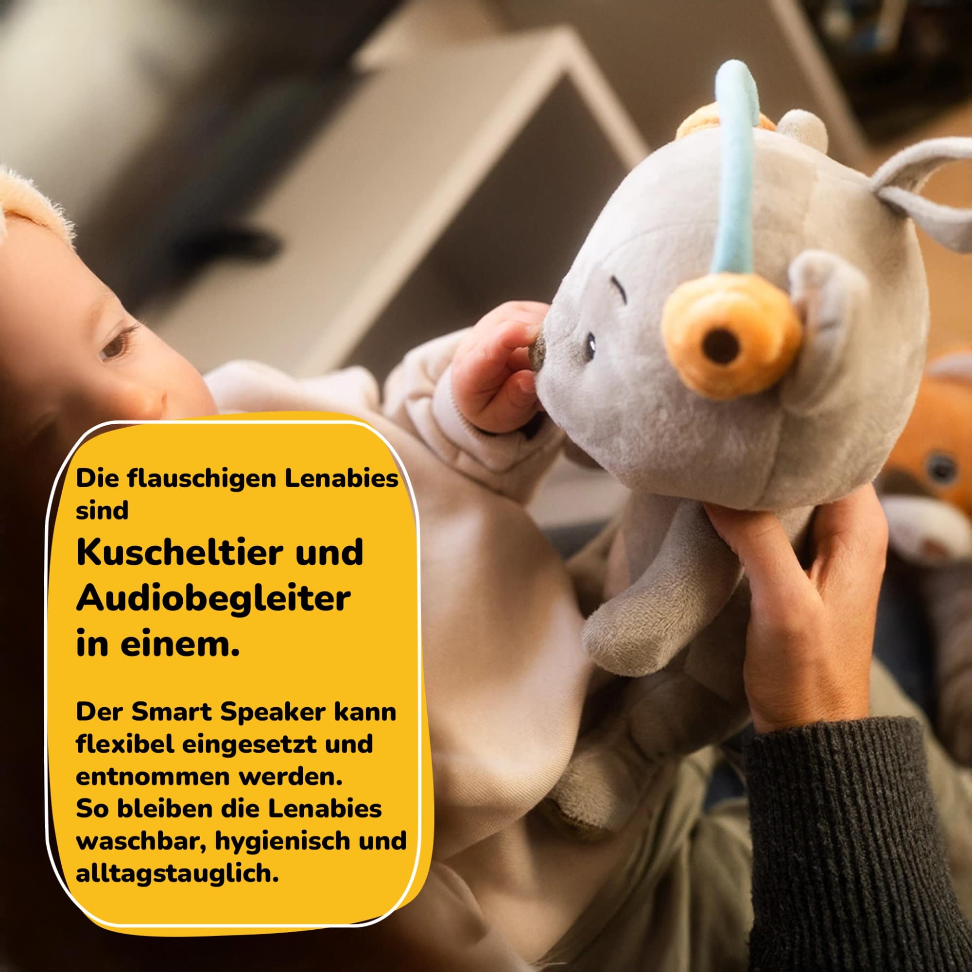 Spieluhren, Lenabo, Grau – Produktansicht