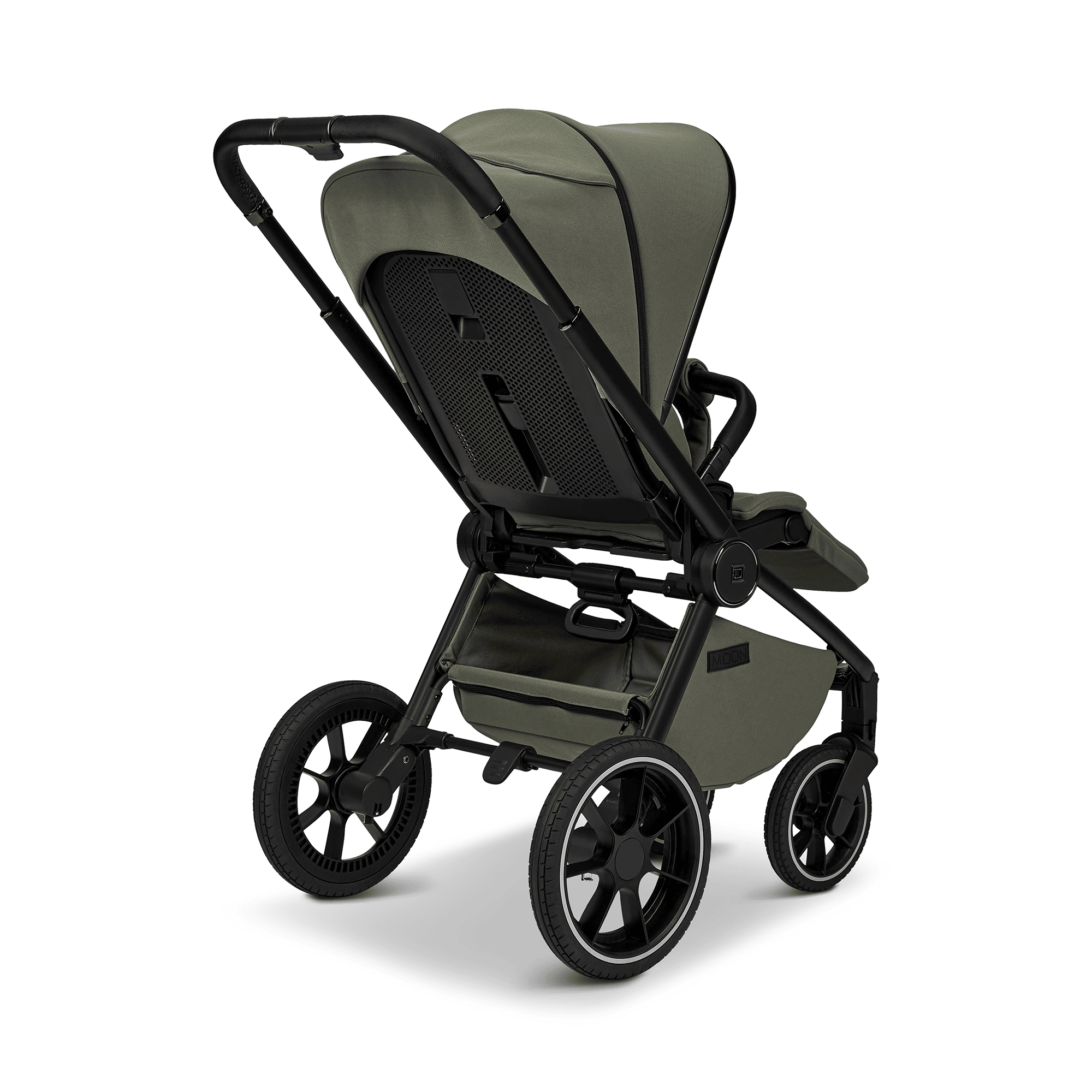 Kombi-Kinderwagen, MOON, Grün – Produktansicht