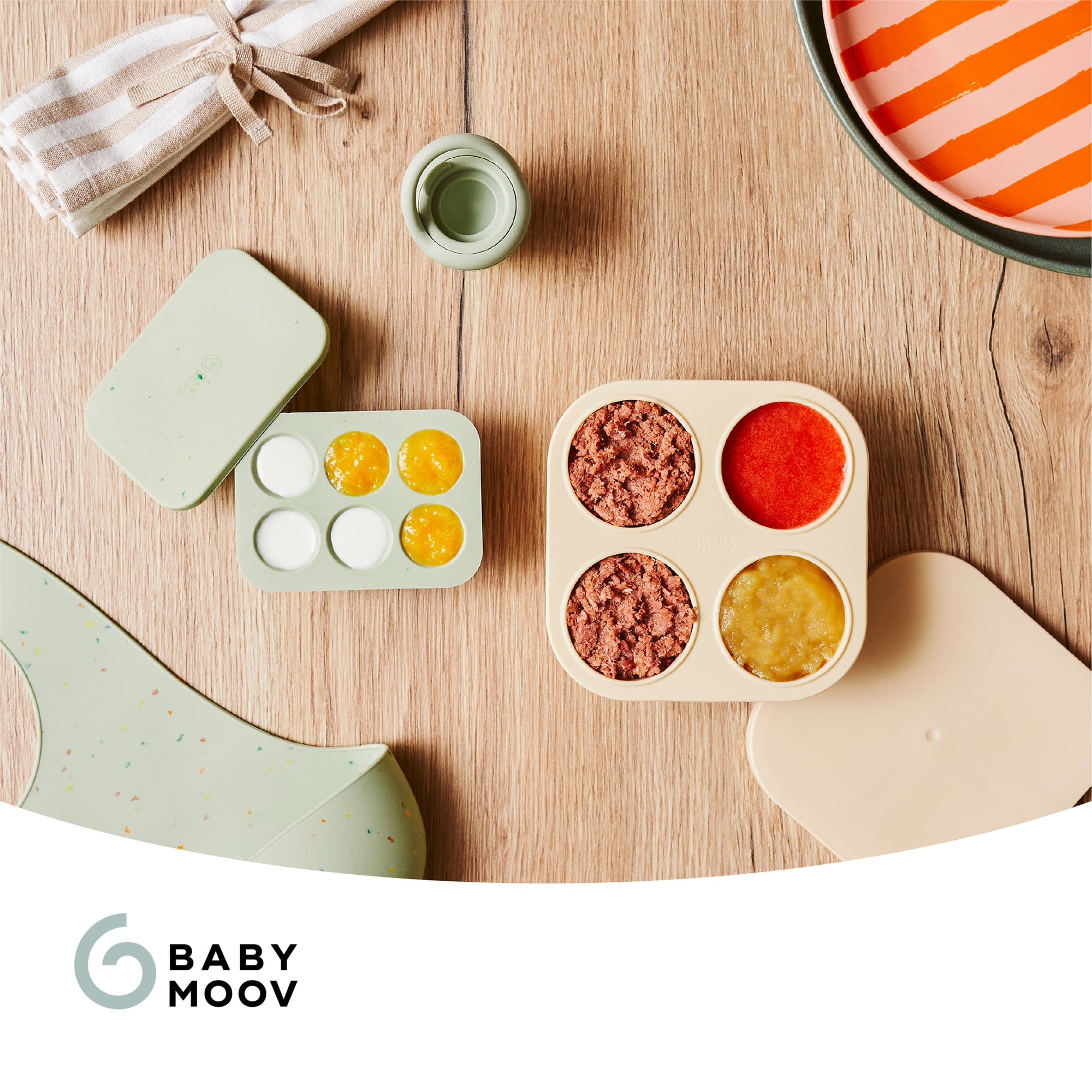 Nahrungsbehälter, babymoov, Mehrfarbig – Produktansicht