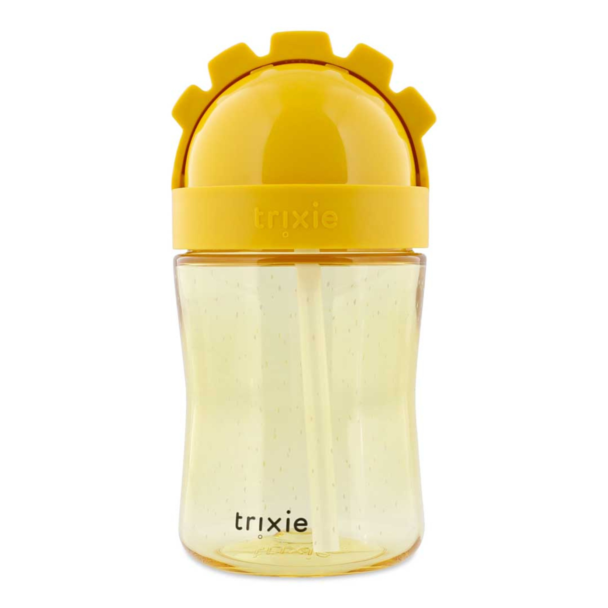 Trinkflaschen mit Strohhalm, trixie, Gelb – Produktansicht