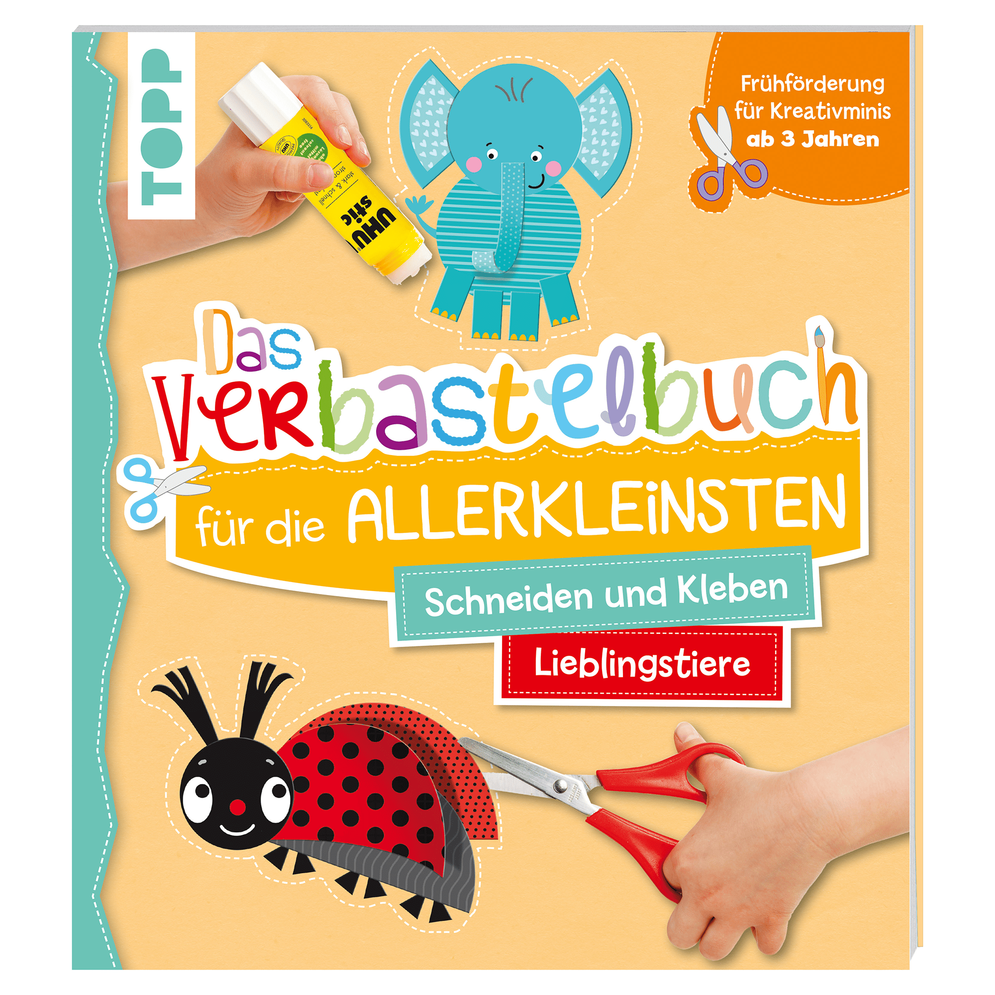 Das Verbastelbuch für die Allerkleinsten - Lieblingstiere frechverlag 2000584478408 1