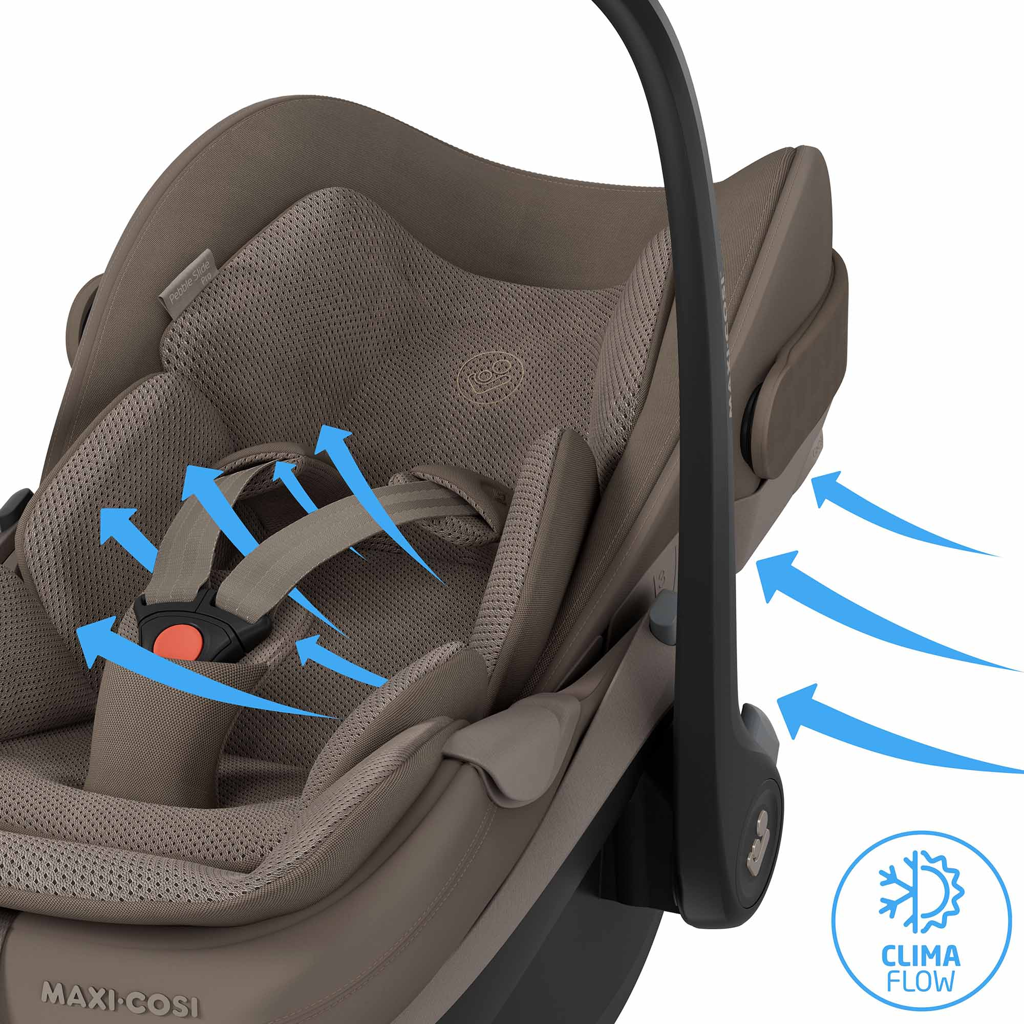 Babyschalen 0-13 kg, Gruppe 0+, MAXI-COSI Premium, Beige – Produktansicht