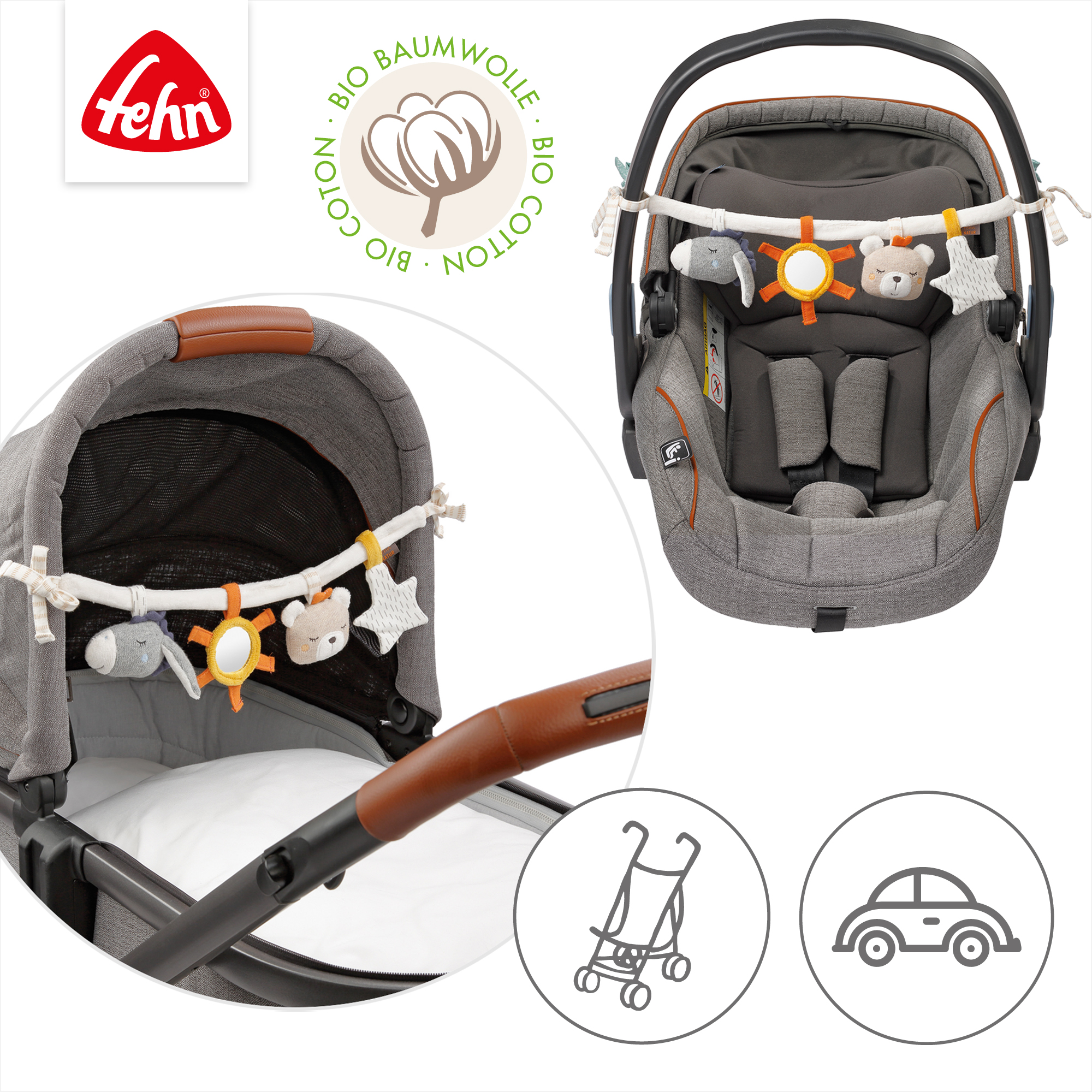 Kinderwagenketten, fehn – Produktansicht
