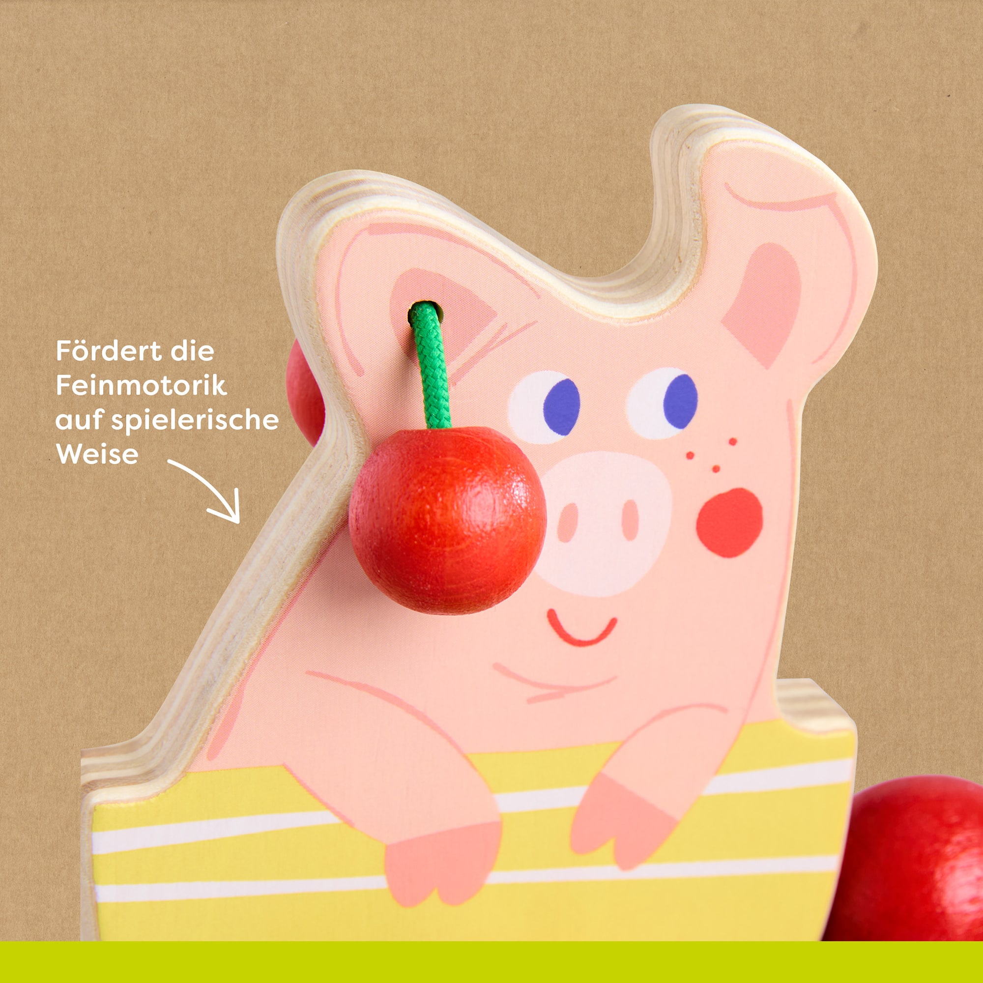 Nachziehtiere, HABA, Grün – Produktansicht