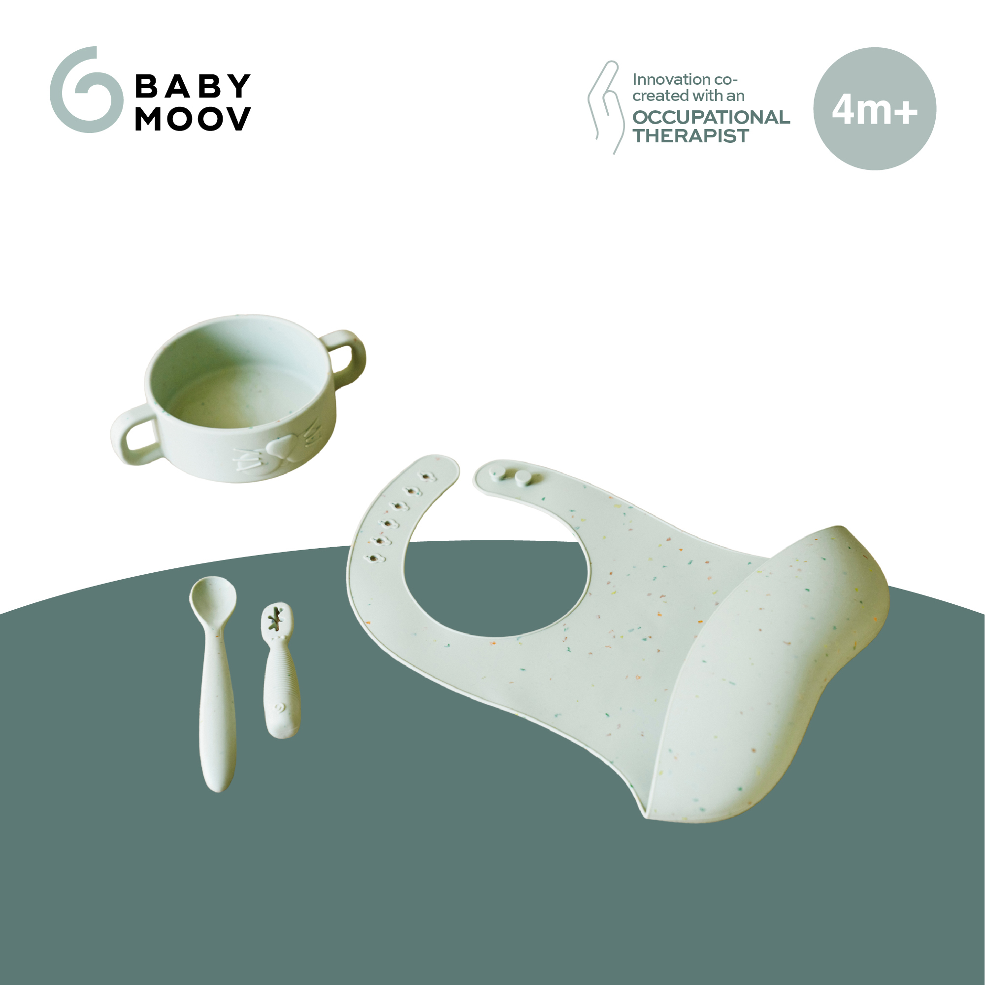 Besteck & Geschirr, babymoov, Grün – Produktansicht