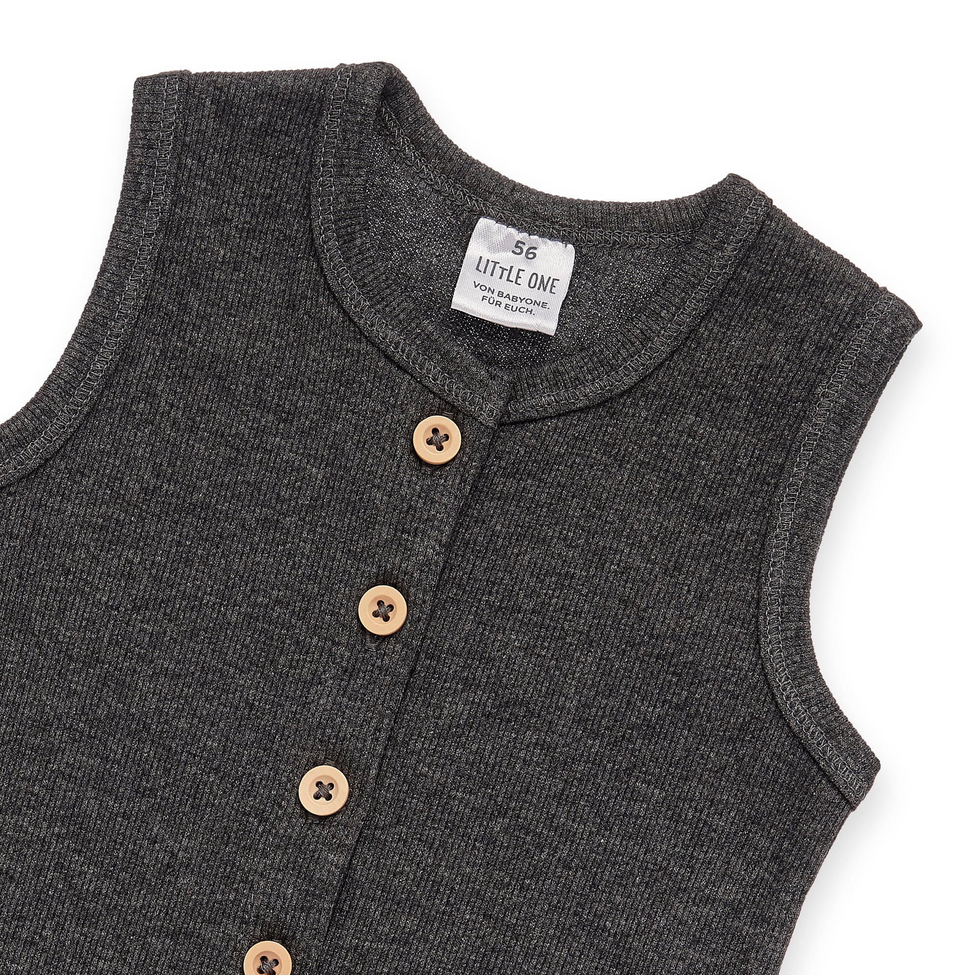 Strampler, LITTLE ONE, Grau – Produktansicht