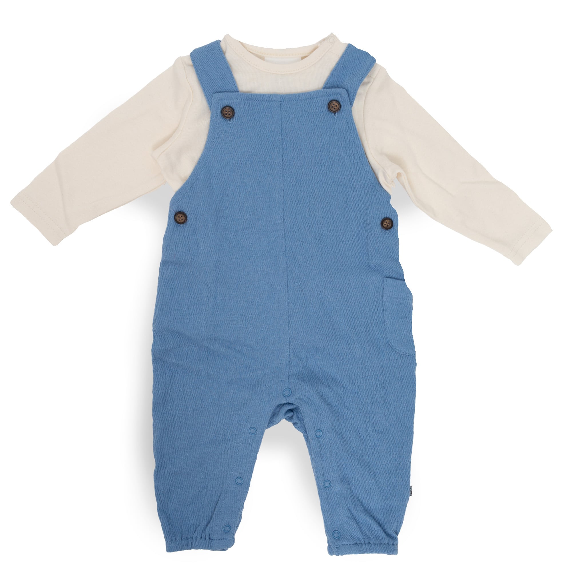 Latzhosen, JACKY, Blau – Besonderheit: Set aus T-Shirt und Latzhose