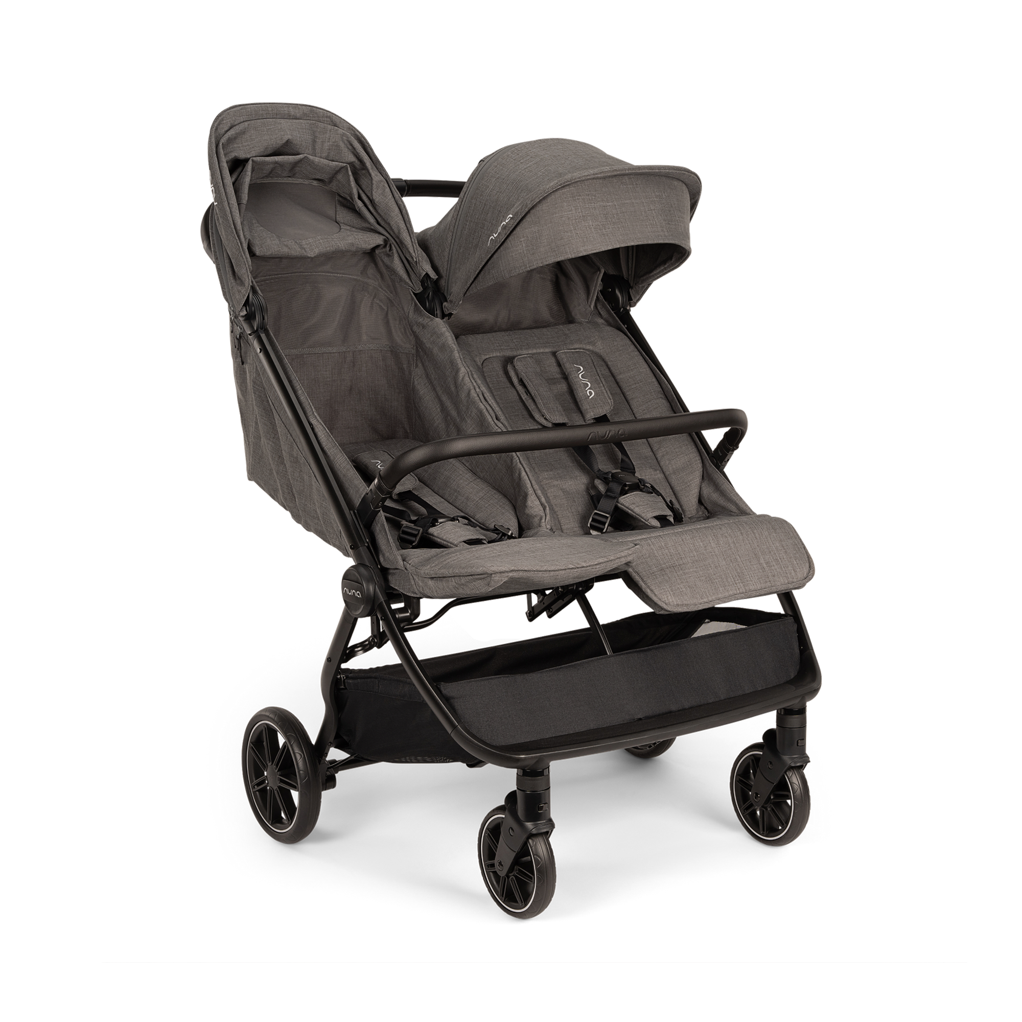 Zwillingswagen & Geschwisterwagen, nuna, Grau – Produktansicht