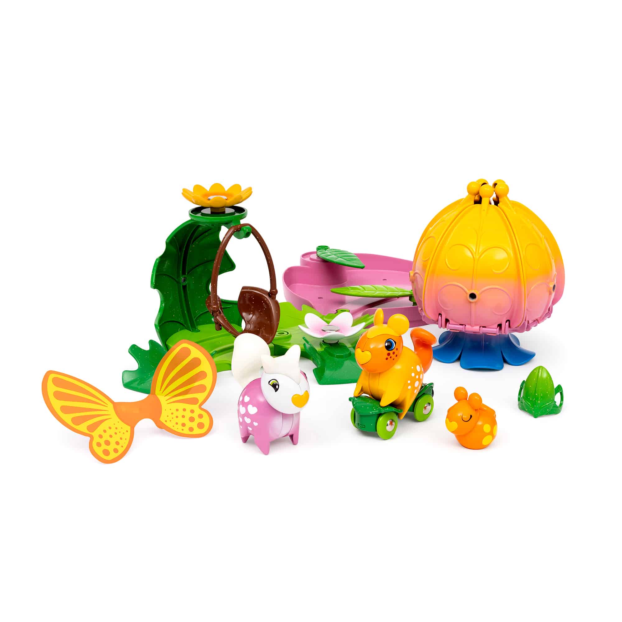 Spielfiguren, Ravensburger, Mehrfarbig – Besonderheit: Spielfiguren aus der BRIO Flora-Welt in leuchtenden Farben mit versteckten Magneten