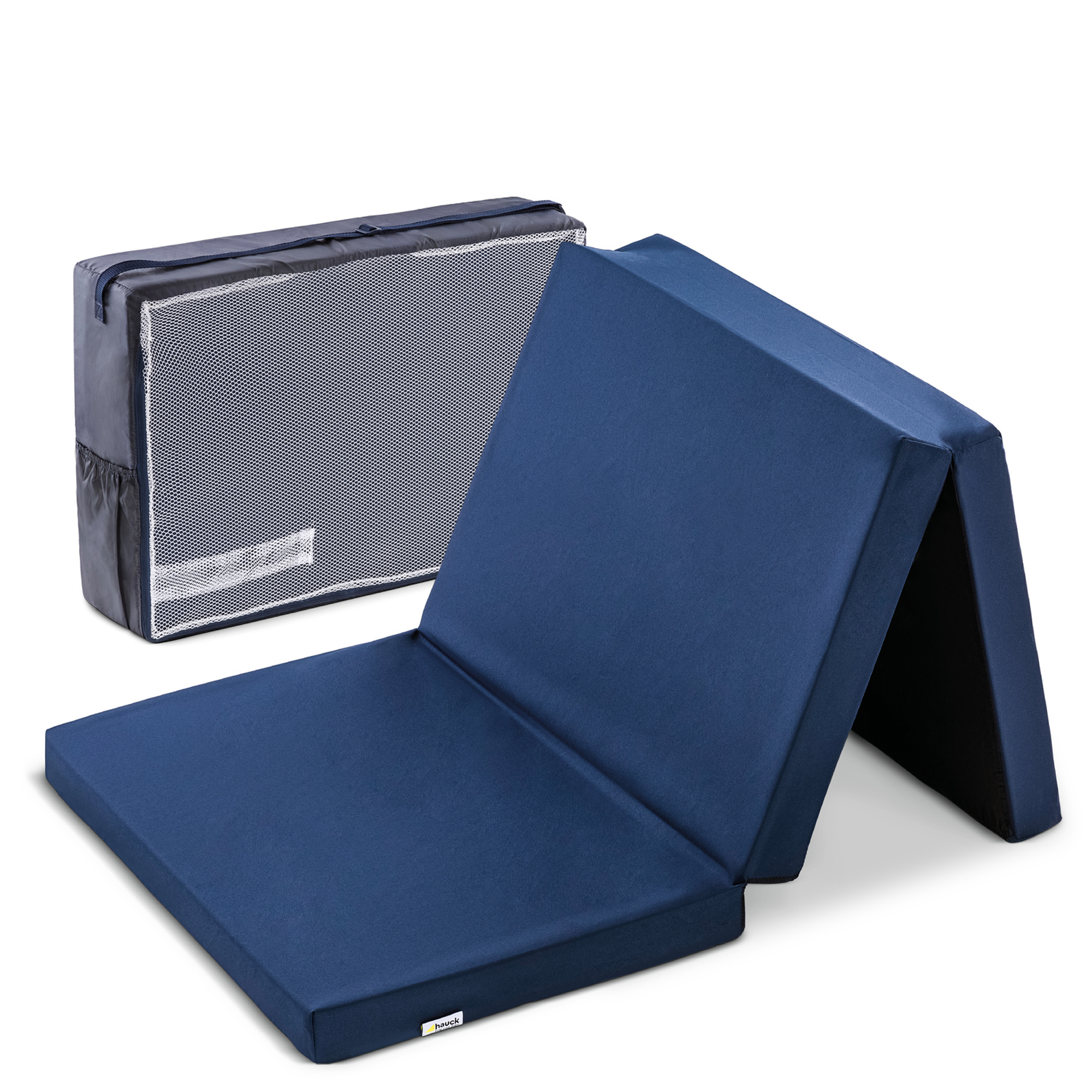 Reisebettmatratzen, hauck, Blau – Besonderheit: Maße ca. 120 x 60 x 5 cm