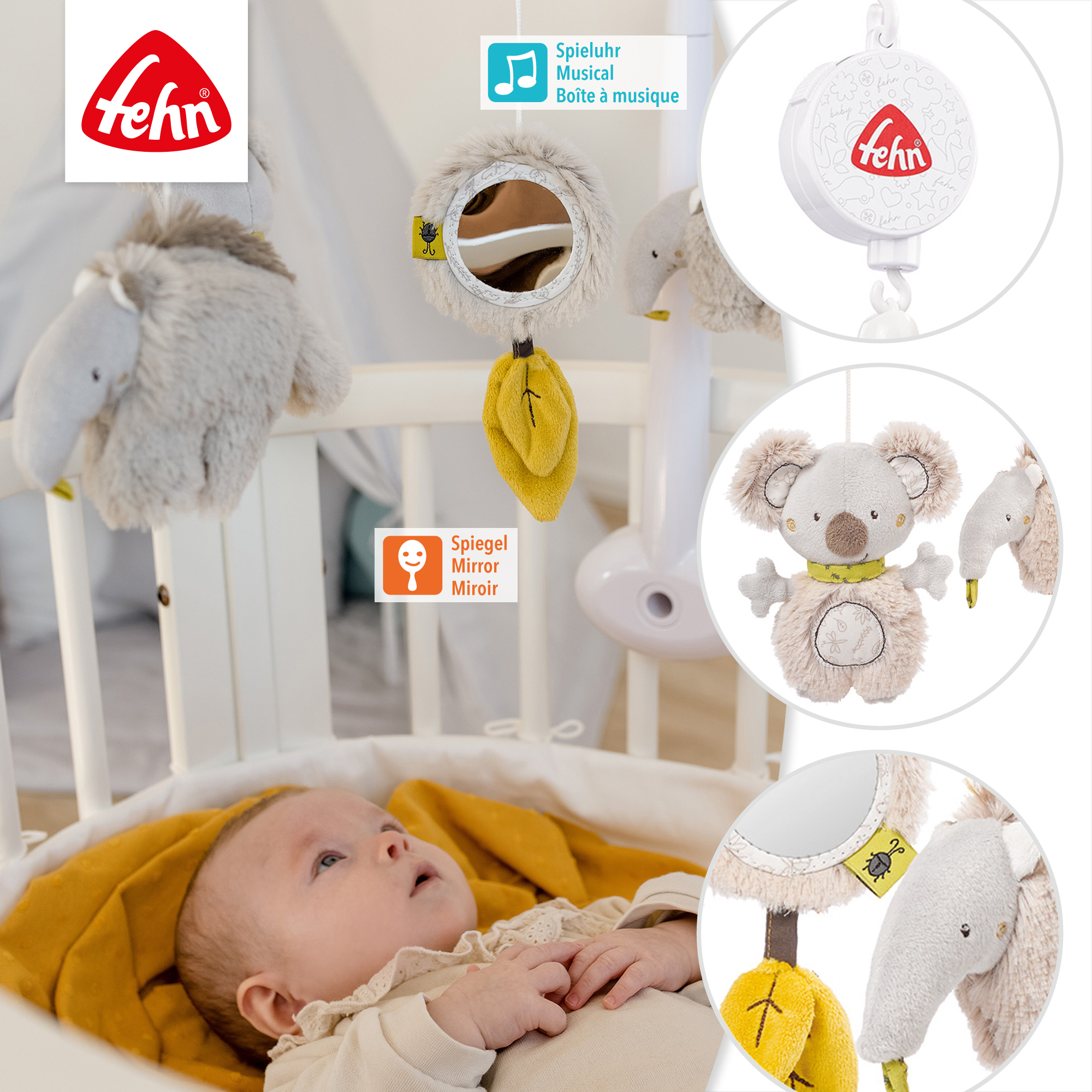 Mobilés, fehn, Weiß – Produktansicht