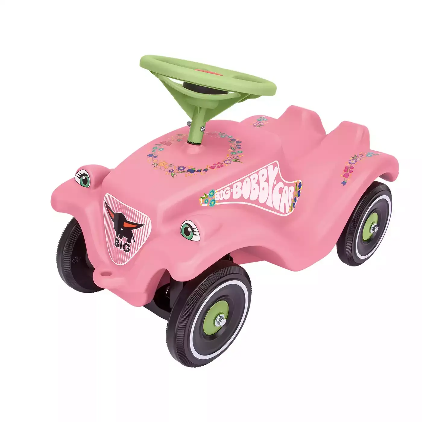 BIG Bobby Car Classic Flower BIG Pink Rosa Grün 2000573521108 1