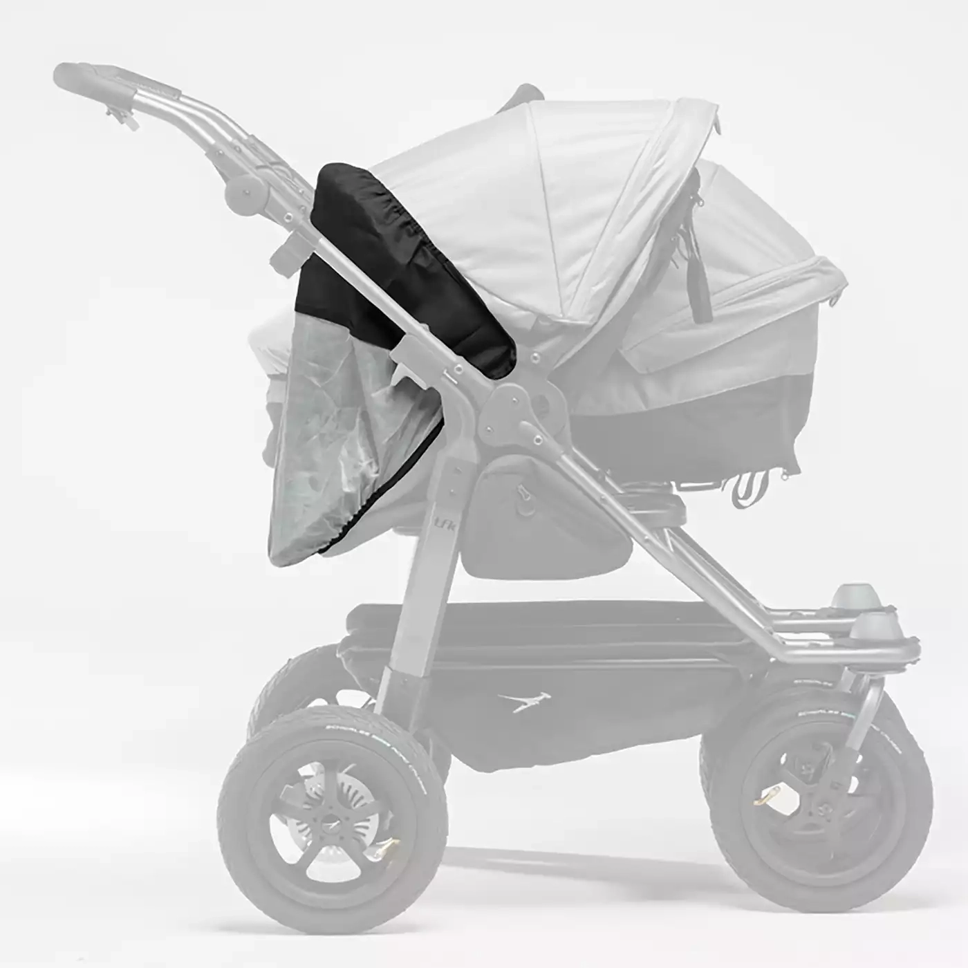Sonnen- & Insektenschutz Kinderwagen, tfk, Weiß – Produktansicht