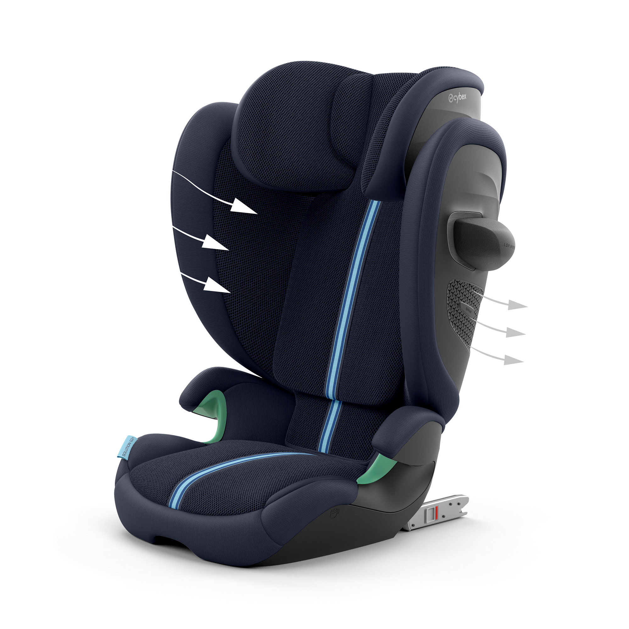 Kindersitze 15-36 kg, Gruppe 2/3, cybex, Blau – Produktansicht