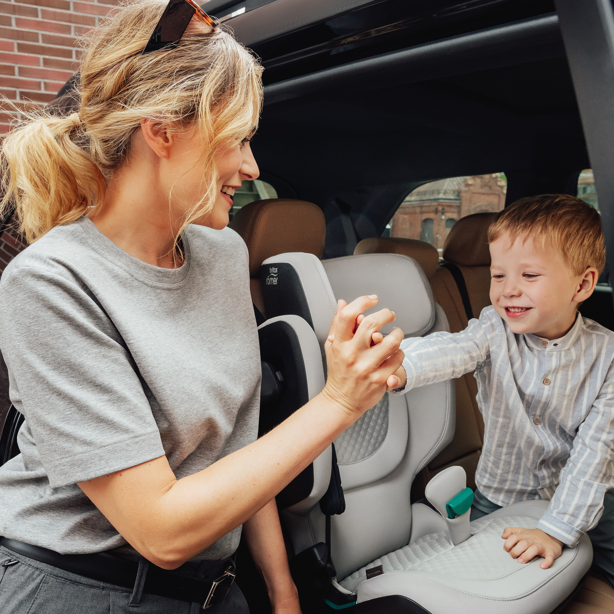 Kindersitze 15-36 kg, Gruppe 2/3, Britax Diamond, Beige – Produktansicht