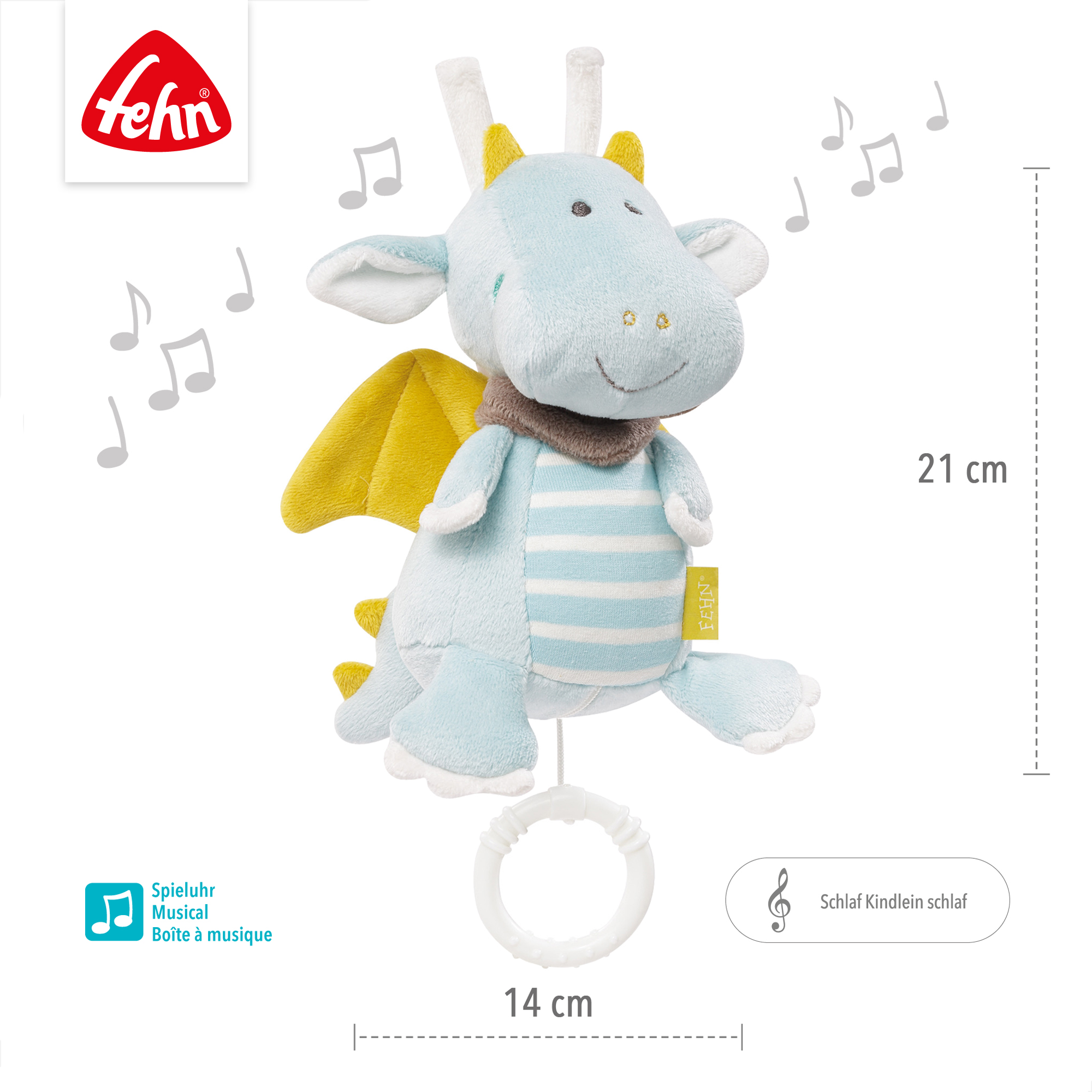 fehn Spieluhren, fehn, Orange – Produktansicht