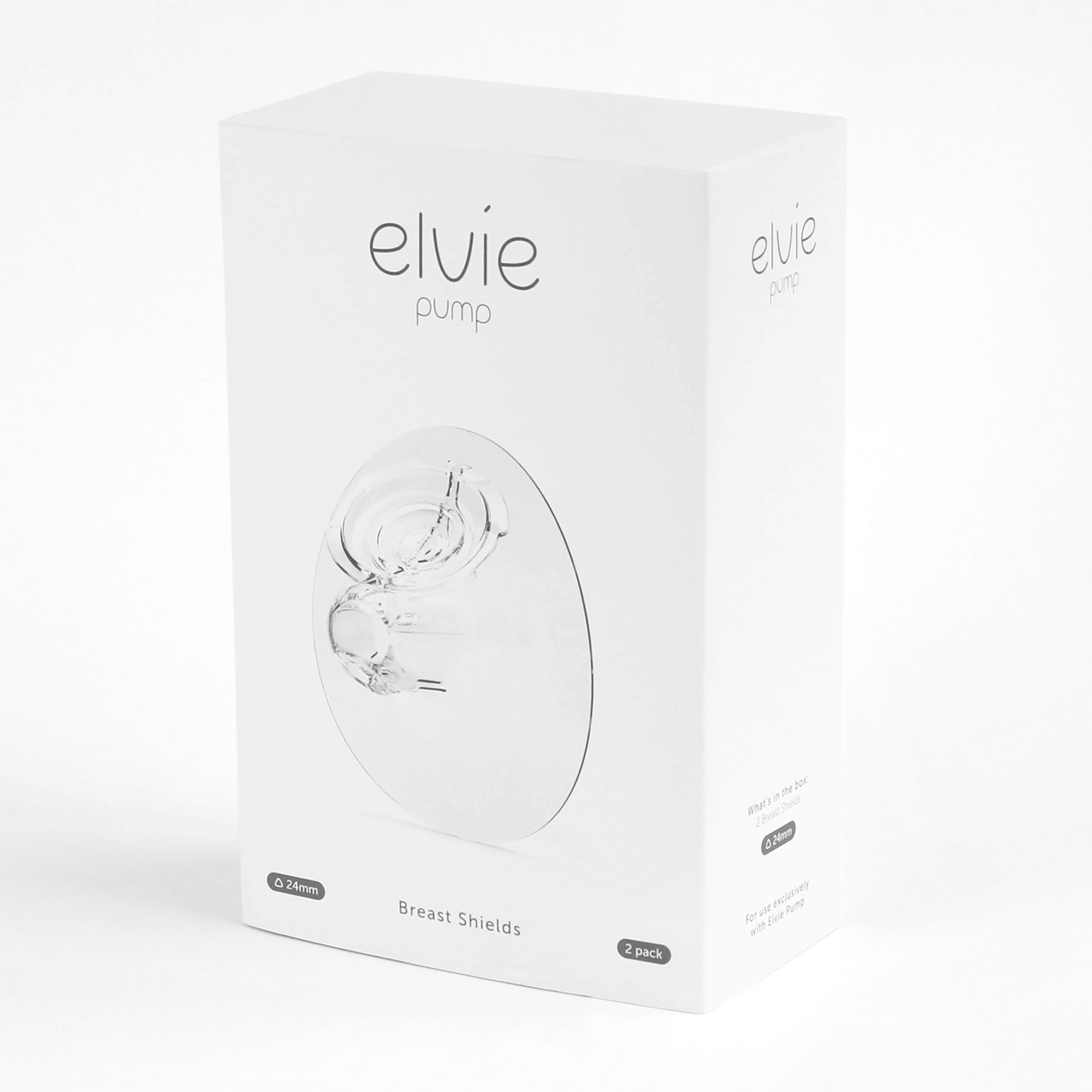 Milchpumpen, elvie, Transparent – Produktansicht