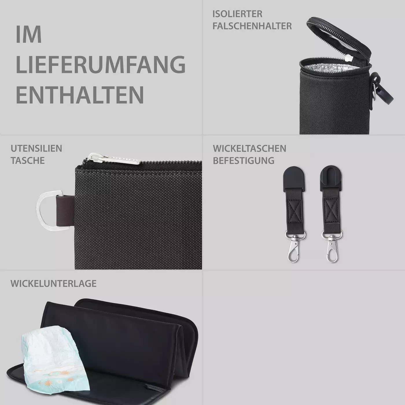 Wickelrucksäcke, ABC DESIGN – Produktansicht