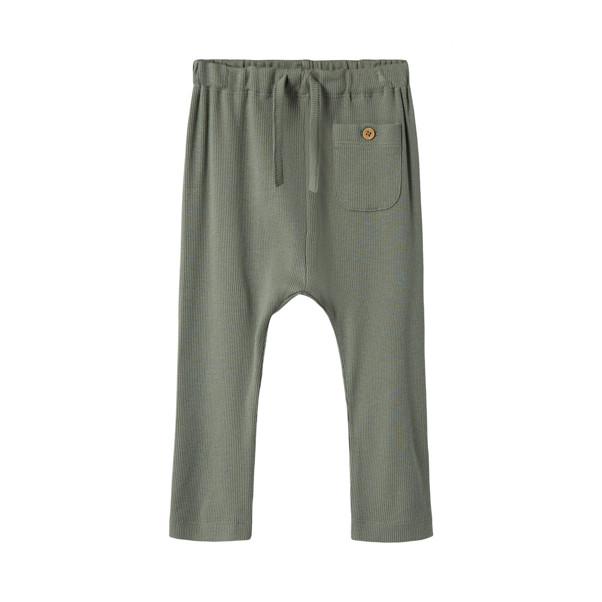 Lange Hosen, Lil' Atelier, Grün – Besonderheit: hochwertiger Bio-Baumwollmaterialmix