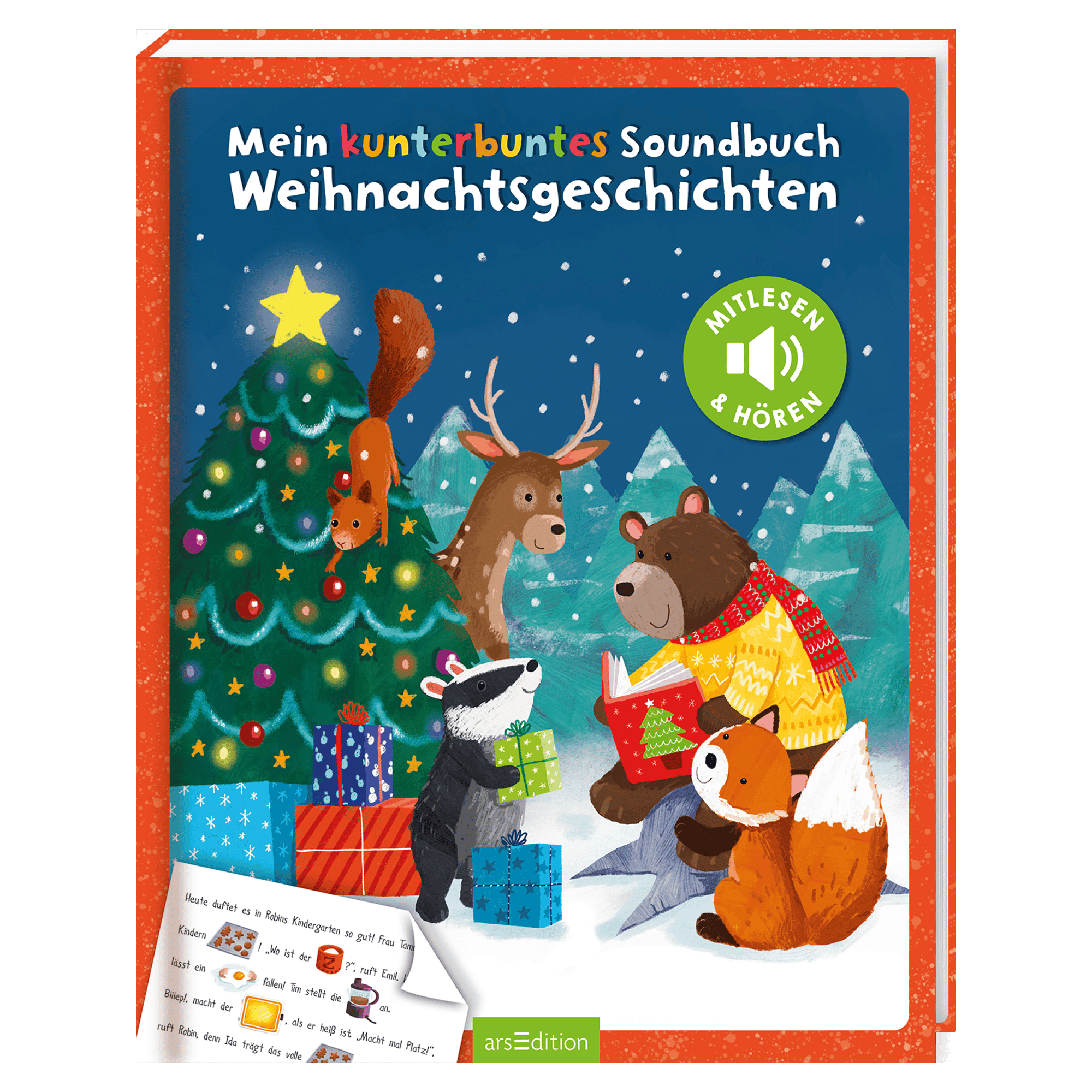 Mein kunterbuntes Soundbuch - Weihnachtsgeschichten arsEdition 2000583797203 1