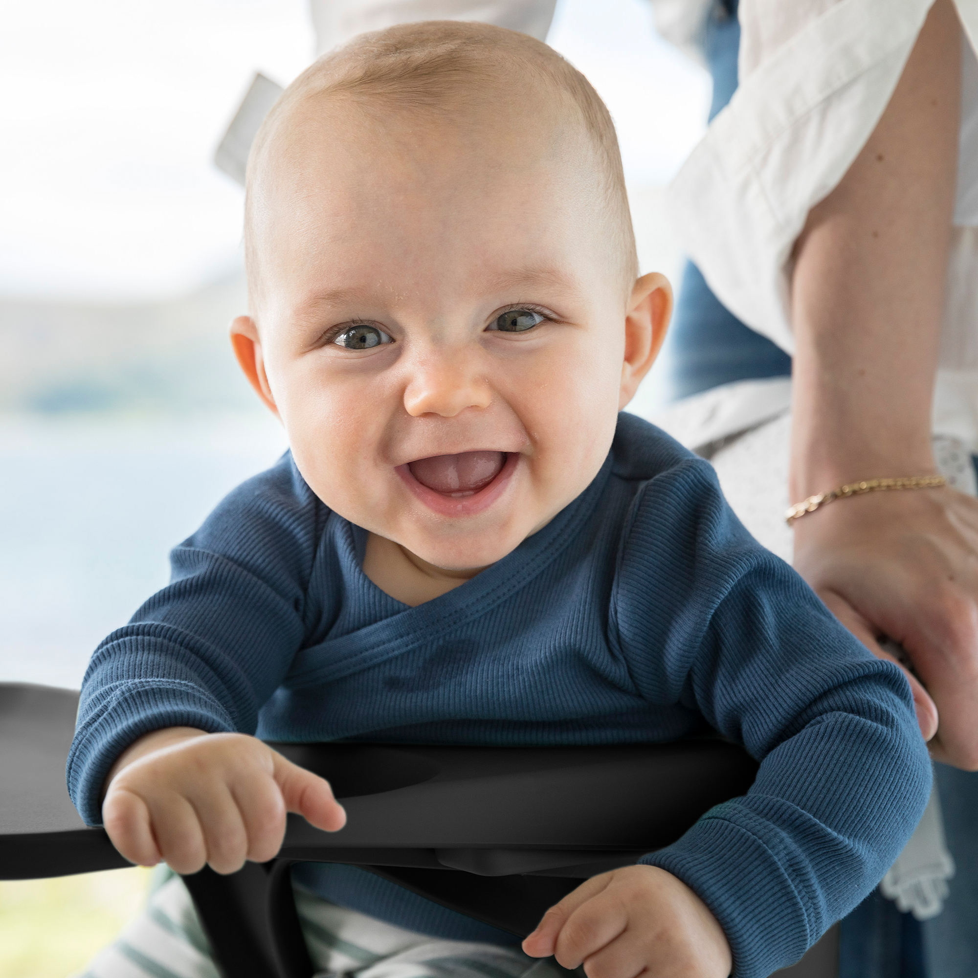 Treppenhochstühle, STOKKE, Schwarz – Produktansicht
