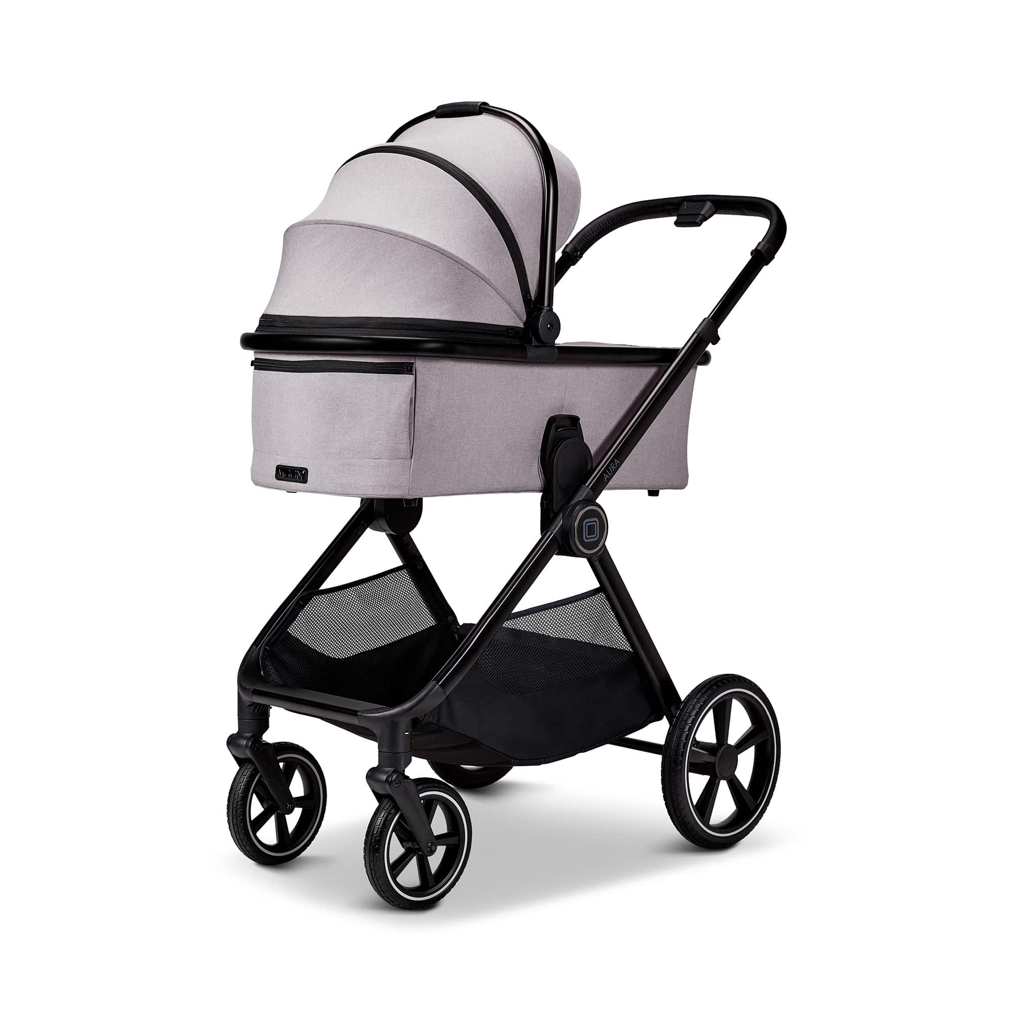Kombi-Kinderwagen, MOON, Grau – Produktansicht