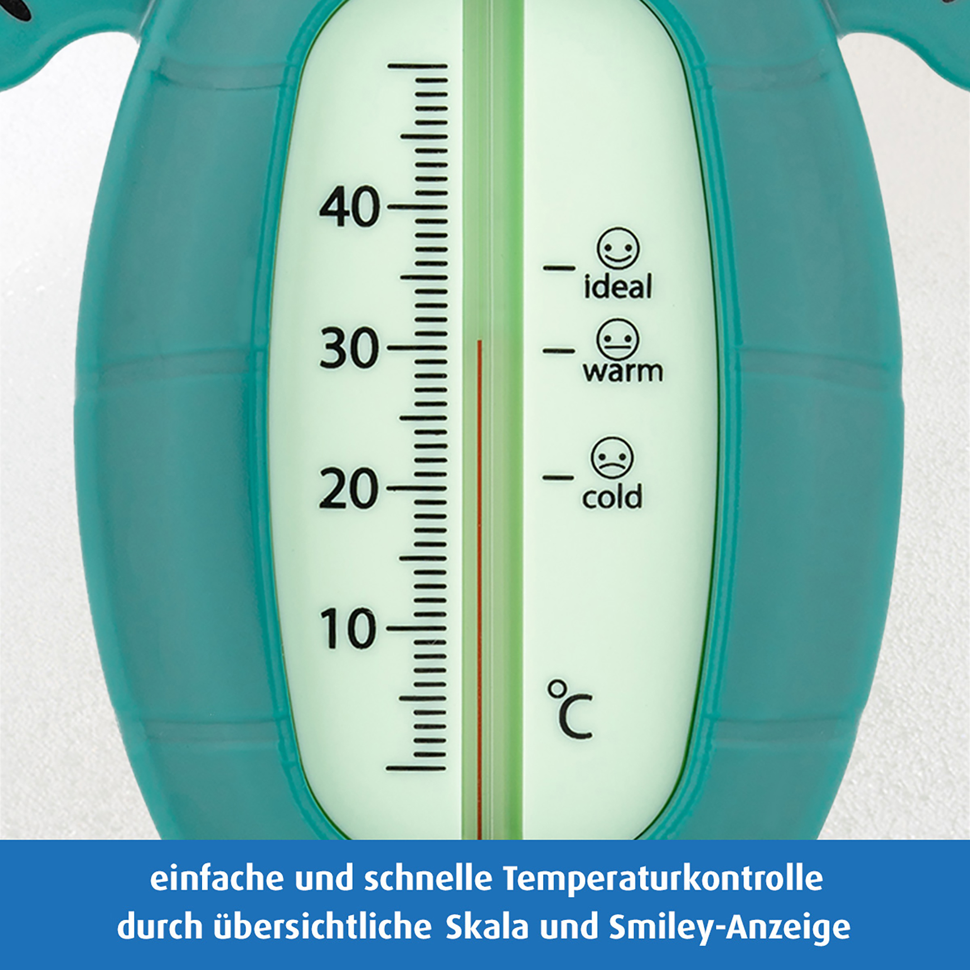 Badethermometer, reer, Grün – Besonderheit: quecksilberfrei und BPA-frei