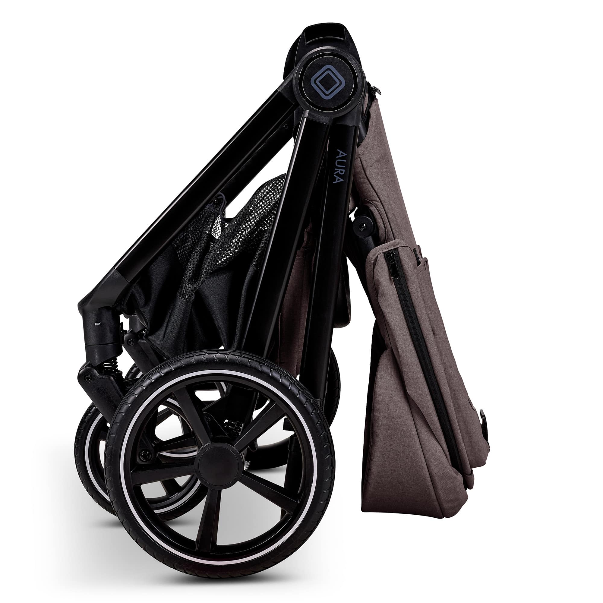 Kombi-Kinderwagen, MOON, Braun – Produktansicht